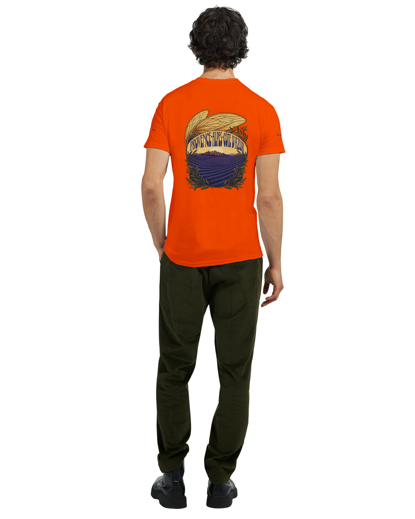 Unisex T-Shirt Provence-Alpes-Côte d'Azur, schwerer Rundhalsausschnitt | Gildan® 5000