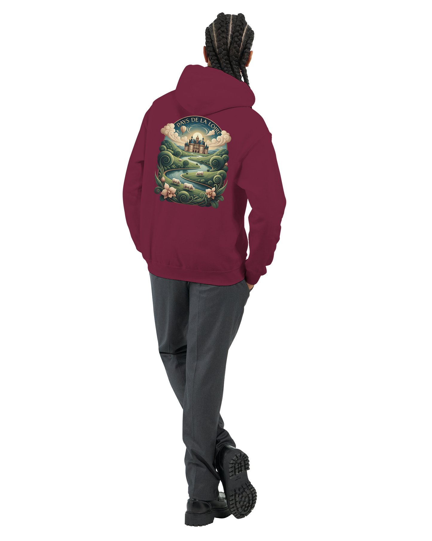 Klassischer Unisex-Kapuzenpullover Pays de la Loire | Gildan® 18500