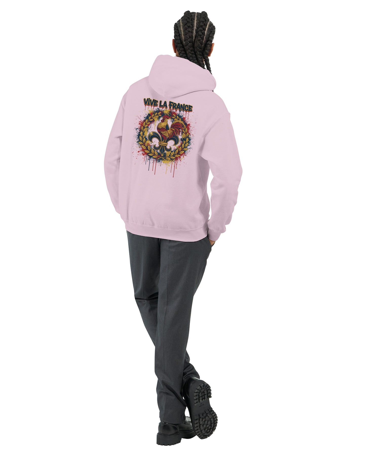 Sweat à capuche Vive la France – Hoodie Premium pour Homme