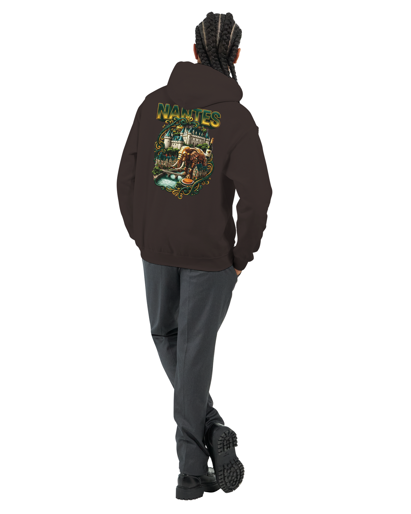 Unisex-Kapuzenpullover Nantes Stadt Frankreich klassisch | Gildan® 18500