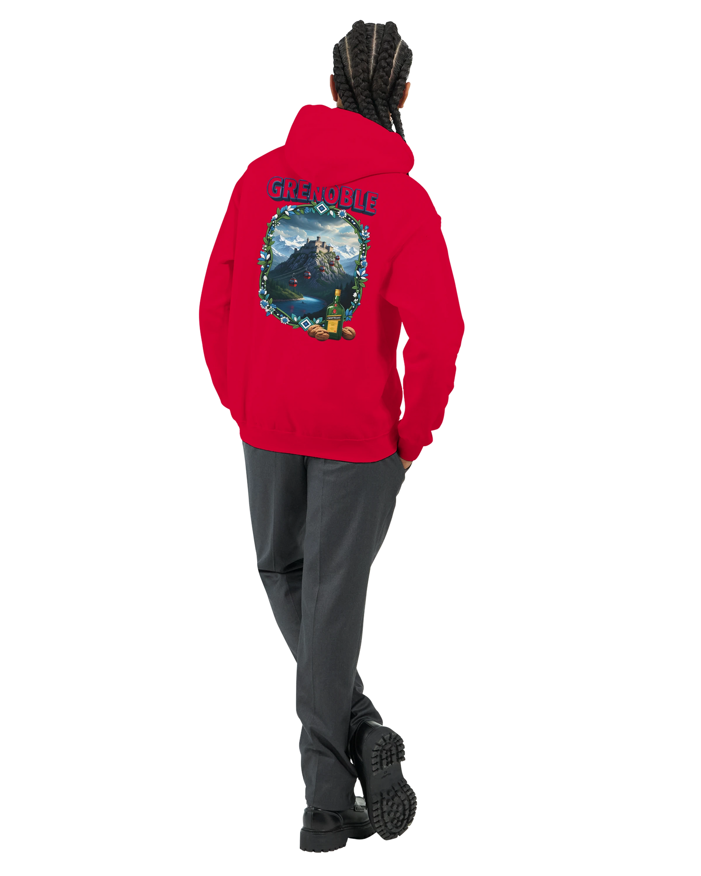 Kapuzenpullover Grenoble Stadt in Frankreich Unisex Classic | Gildan® 18500
