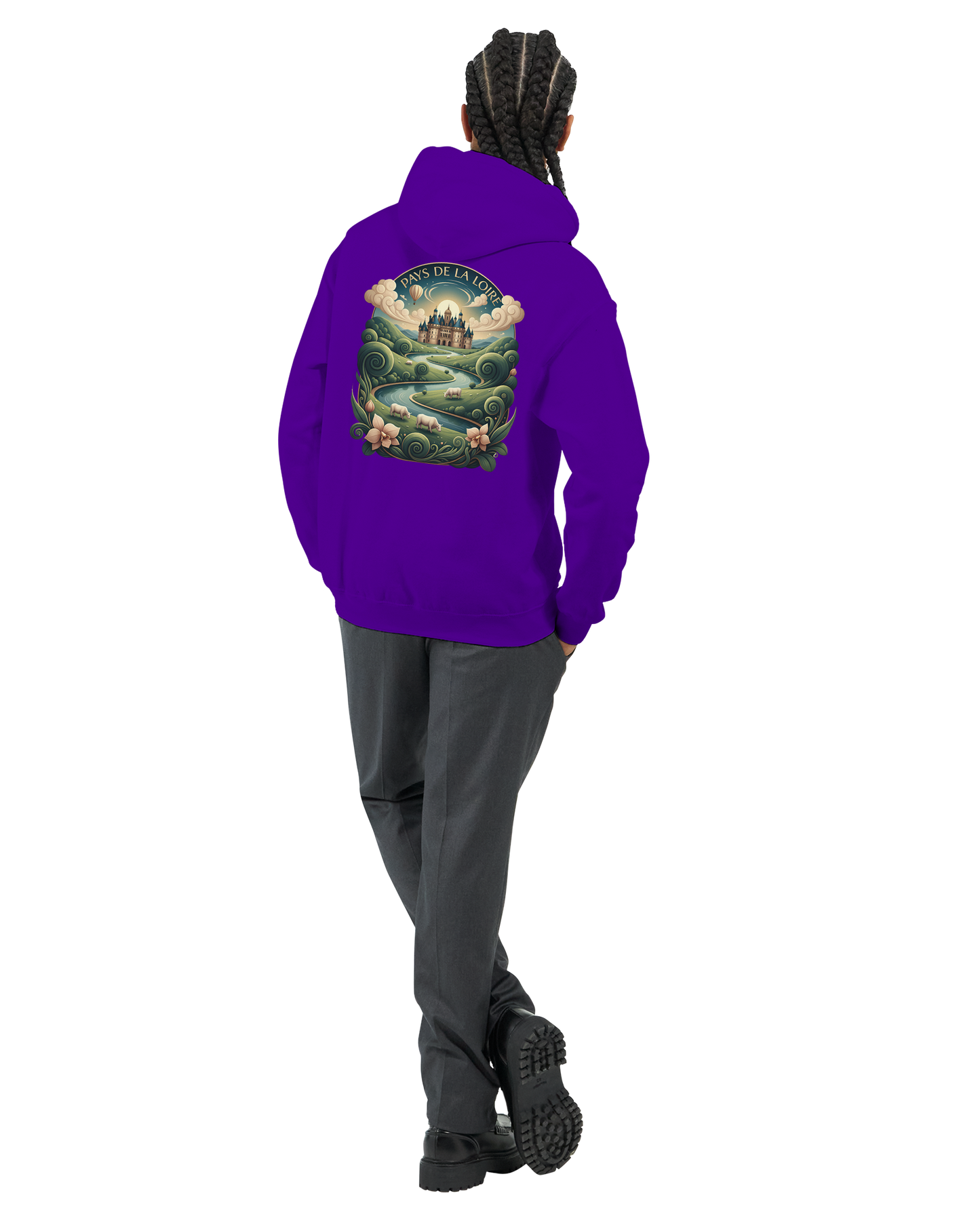 Klassischer Unisex-Kapuzenpullover Pays de la Loire | Gildan® 18500