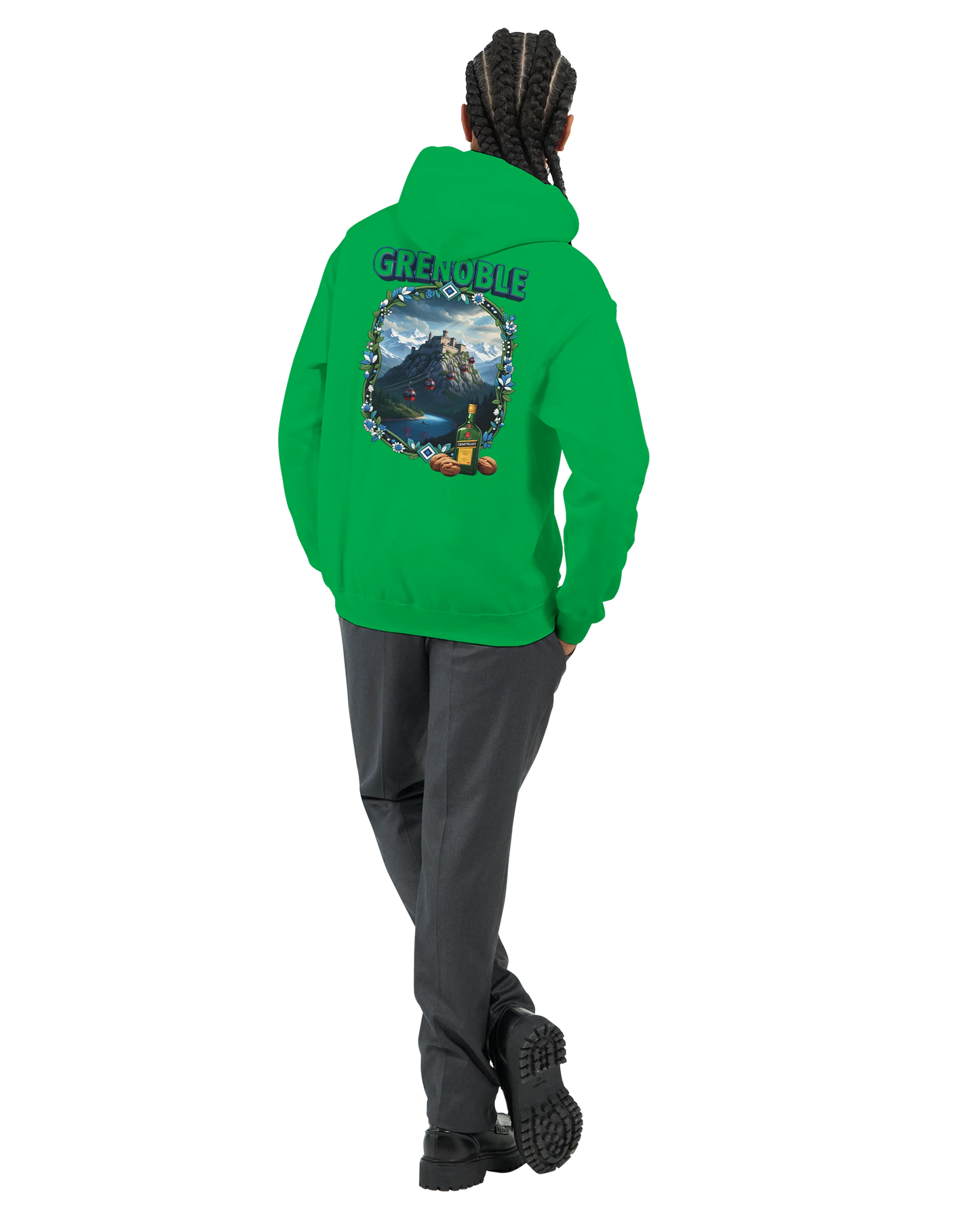 Kapuzenpullover Grenoble Stadt in Frankreich Unisex Classic | Gildan® 18500