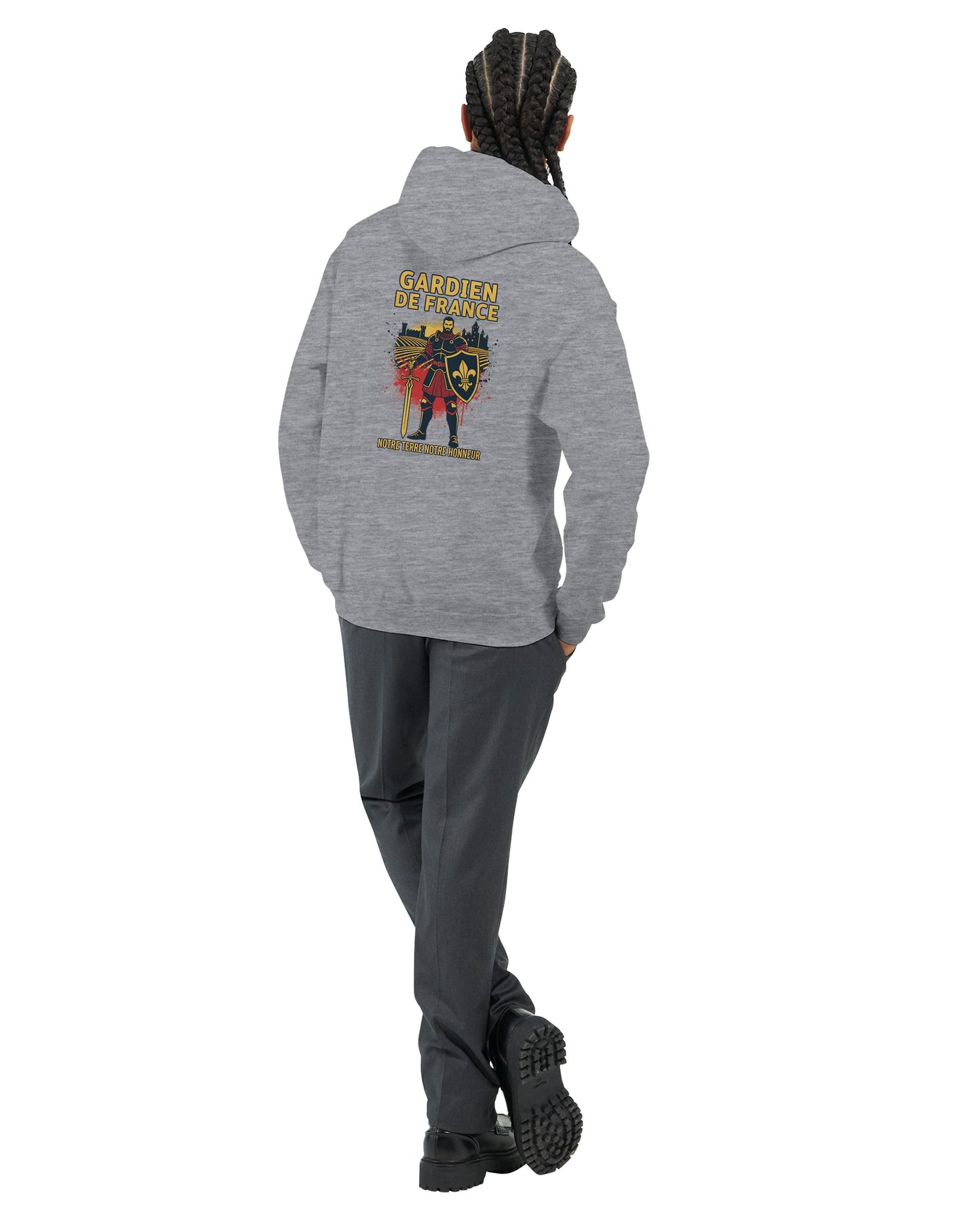 Klassischer Frankreich-Torwart-Hoodie für Herren | Gildan® 18500