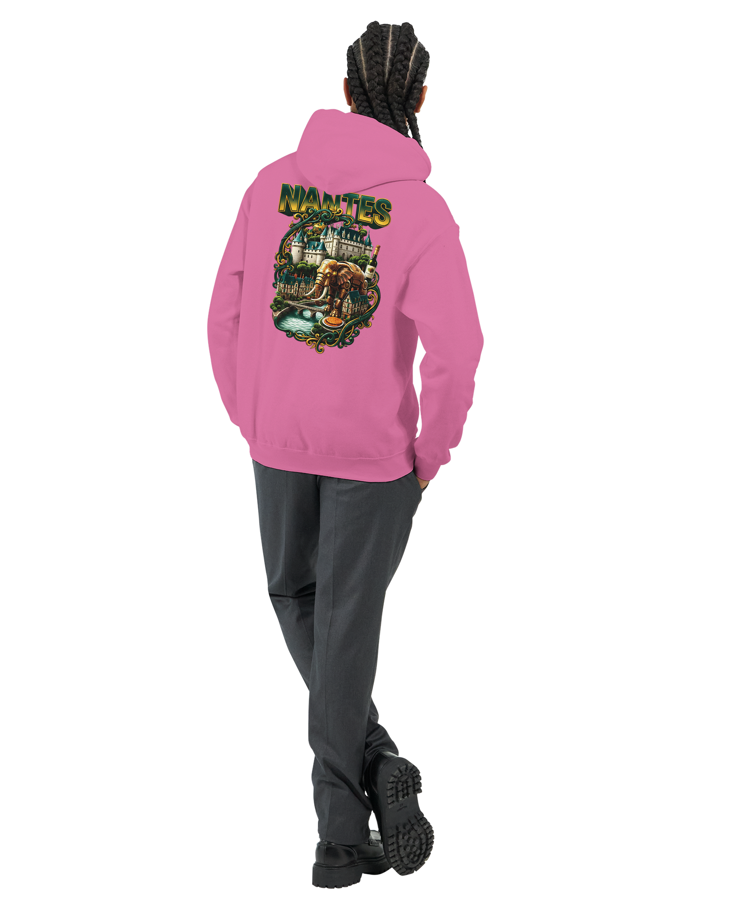 Unisex-Kapuzenpullover Nantes Stadt Frankreich klassisch | Gildan® 18500