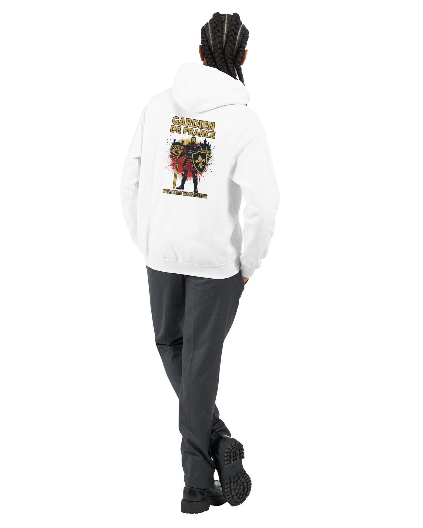 Klassischer Frankreich-Torwart-Hoodie für Herren | Gildan® 18500