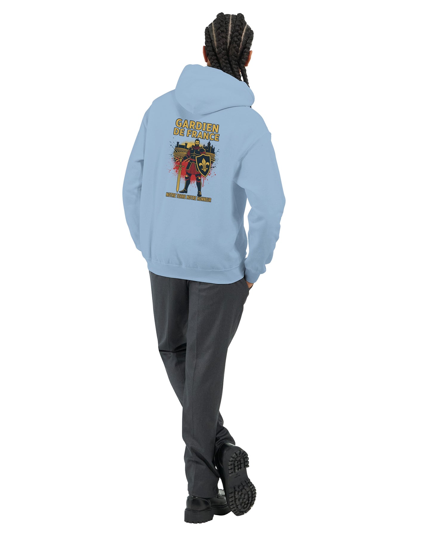 Klassischer Frankreich-Torwart-Hoodie für Herren | Gildan® 18500