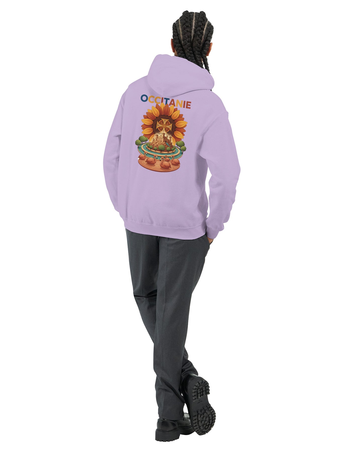 Klassischer Unisex-Kapuzenpullover Okzitanien | Gildan® 18500