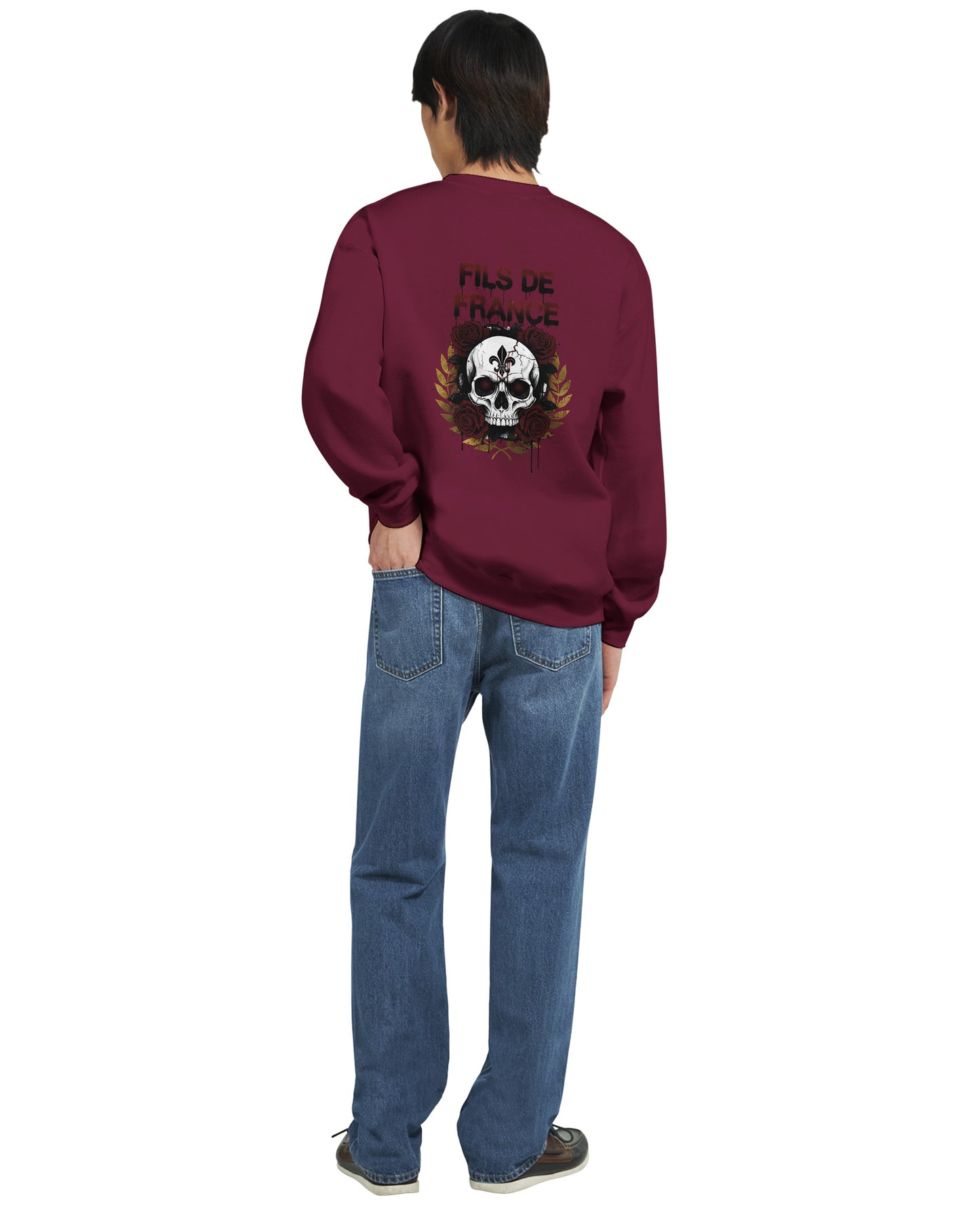 Sweatshirt Fils de France Herren French Style Klassisch Rundhals | Gildan® 18000