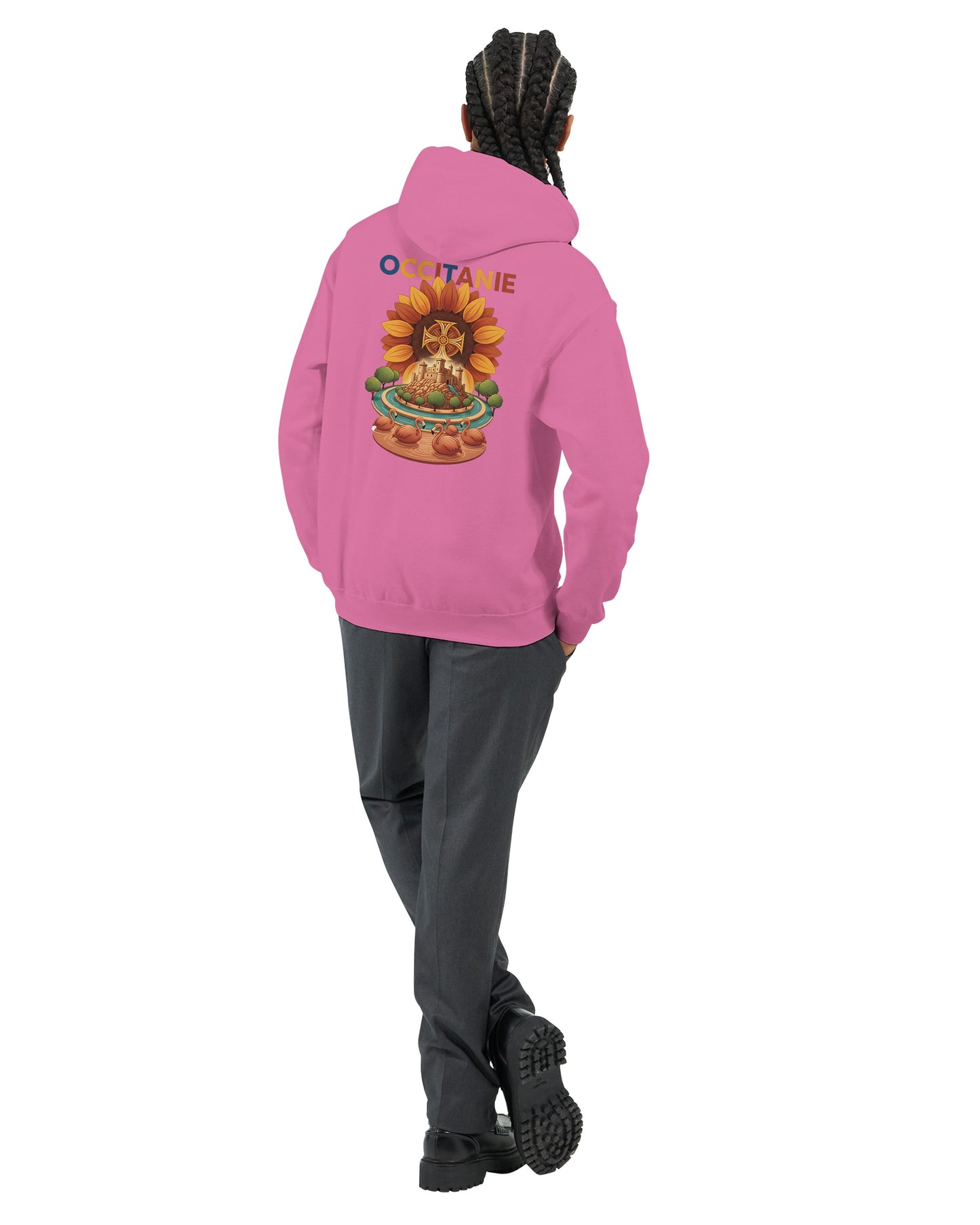 Klassischer Unisex-Kapuzenpullover Okzitanien | Gildan® 18500