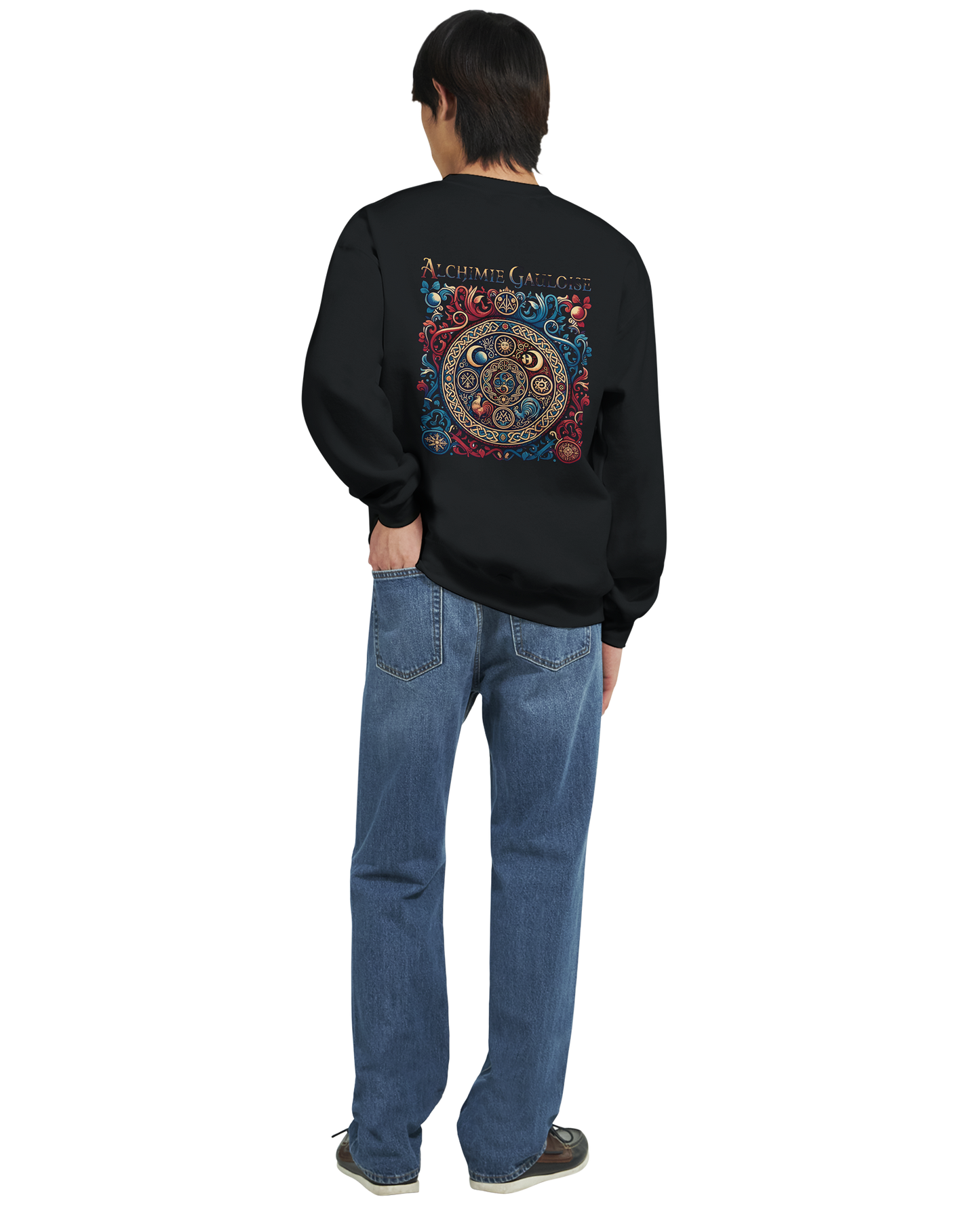 Herren-Sweatshirt "Gallische Alchemie" Klassisches Rundhals-Sweatshirt | Gildan® 18000