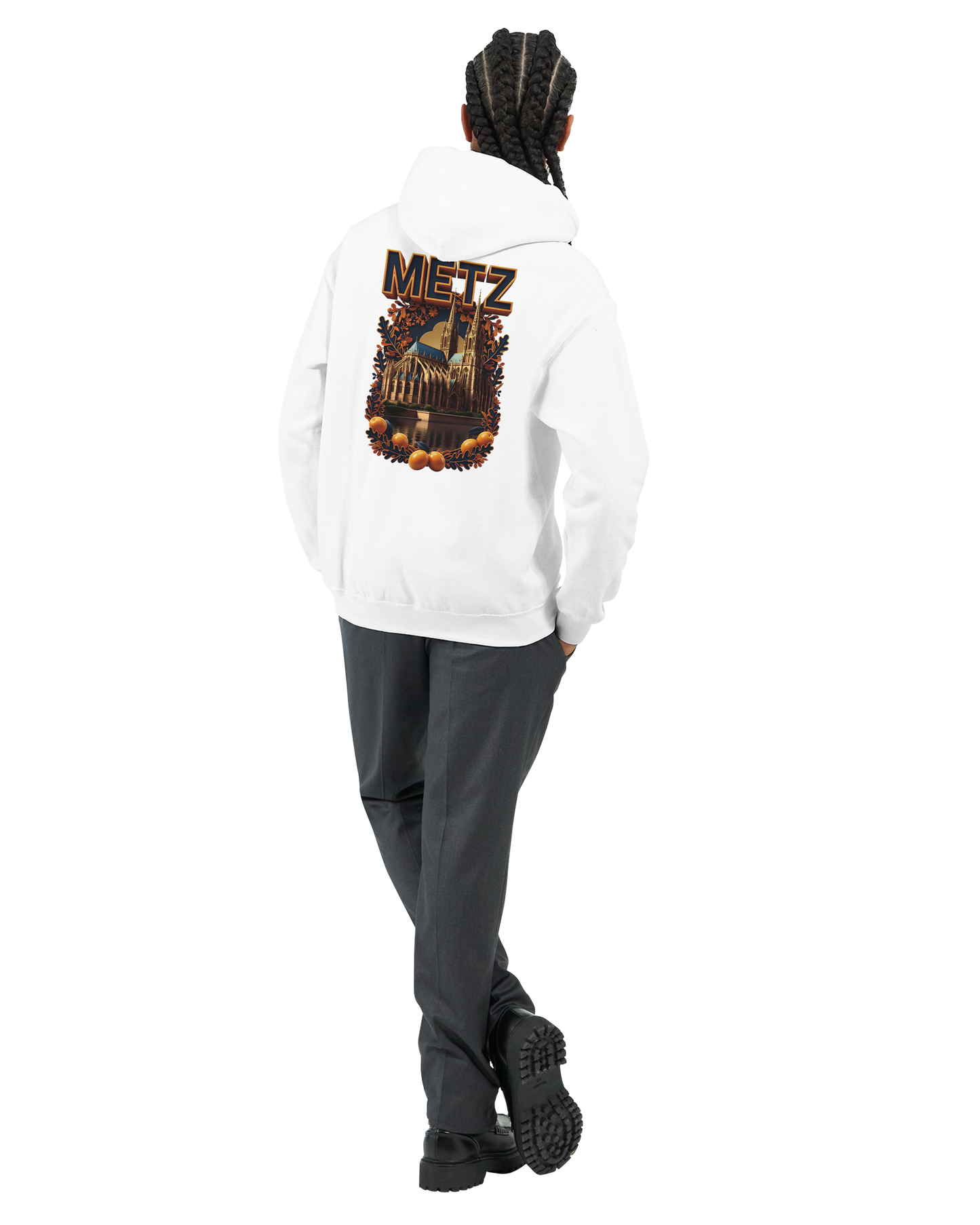 Unisex-Hoodie Metz Stadt Frankreich klassisch | Gildan® 18500