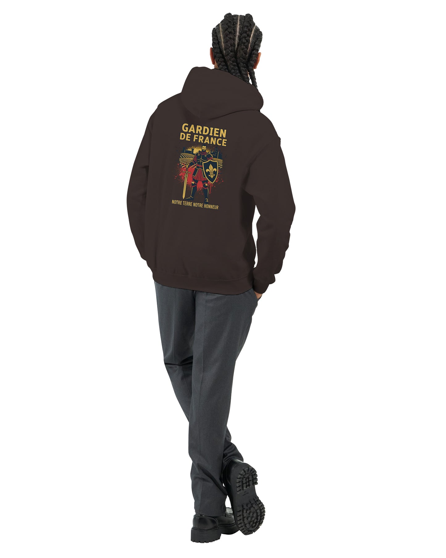 Klassischer Frankreich-Torwart-Hoodie für Herren | Gildan® 18500