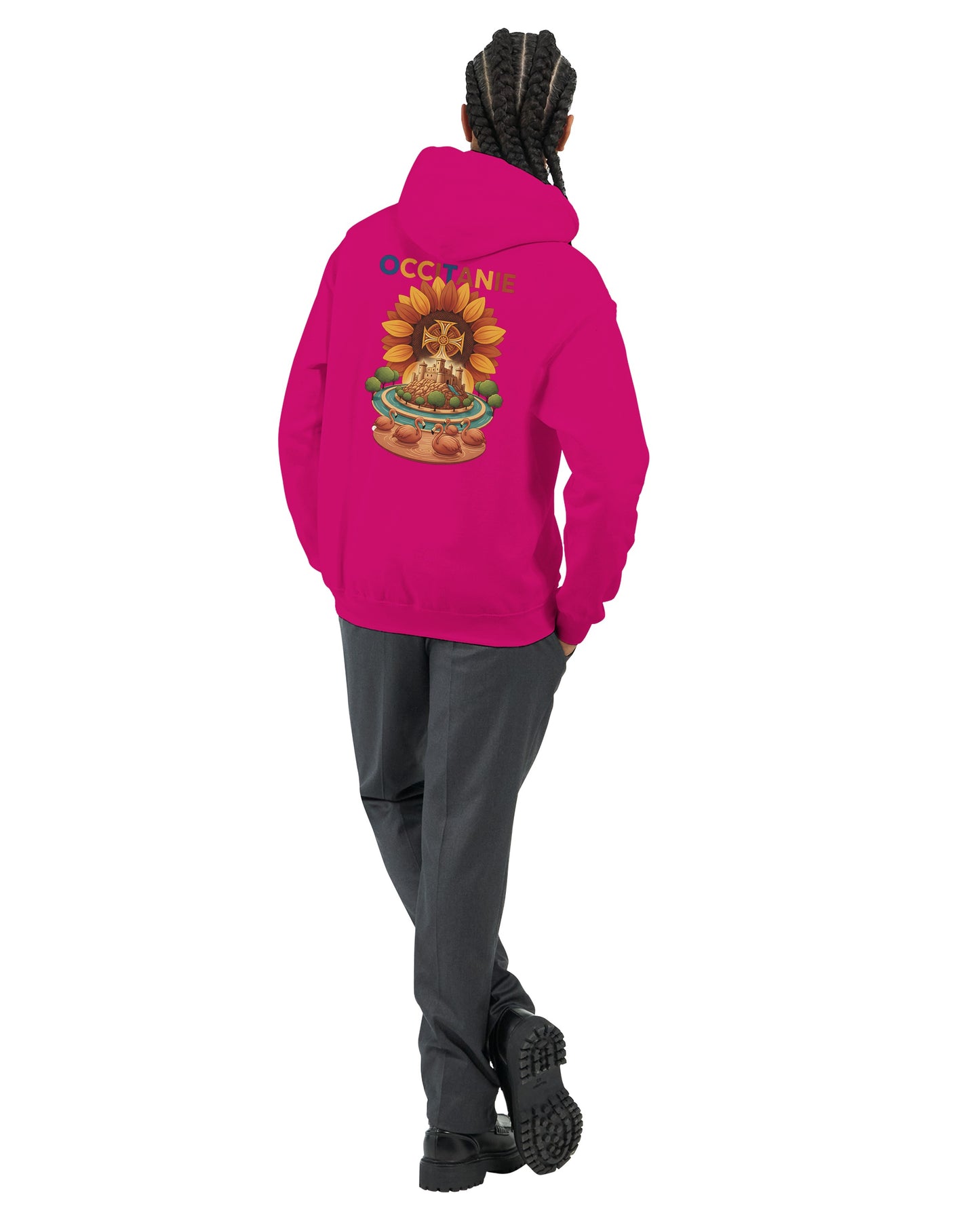 Klassischer Unisex-Kapuzenpullover Okzitanien | Gildan® 18500