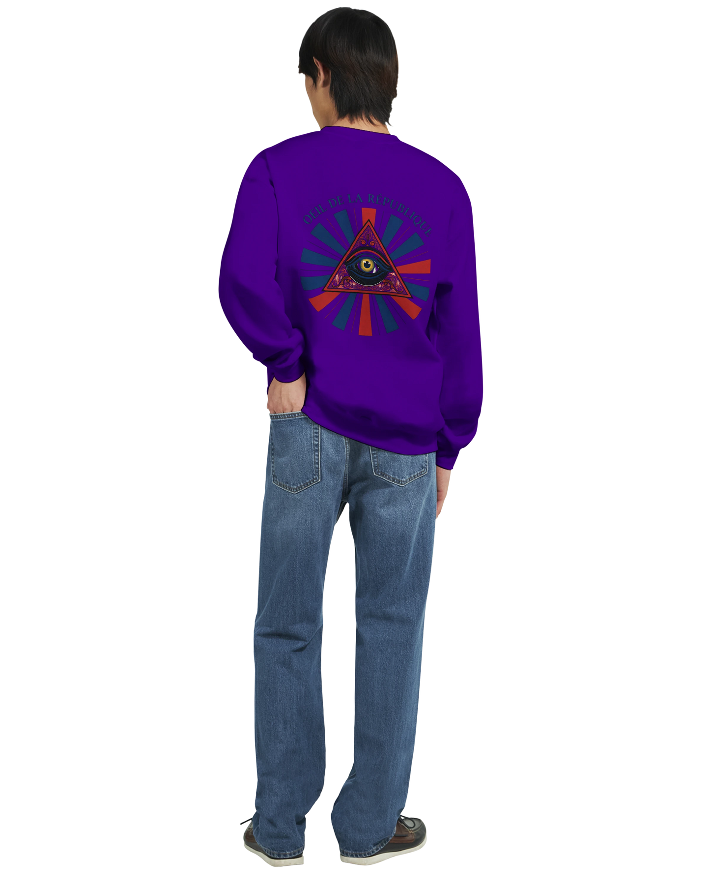 Men's Eye of the Republic Classic Crewneck Sweatshirt | Gildan® 18000