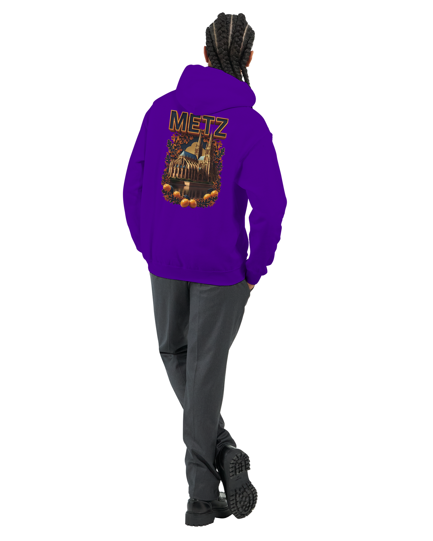 Unisex-Hoodie Metz Stadt Frankreich klassisch | Gildan® 18500