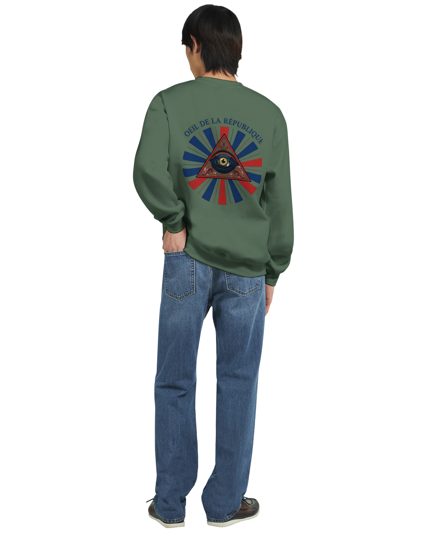 Men's Eye of the Republic Classic Crewneck Sweatshirt | Gildan® 18000
