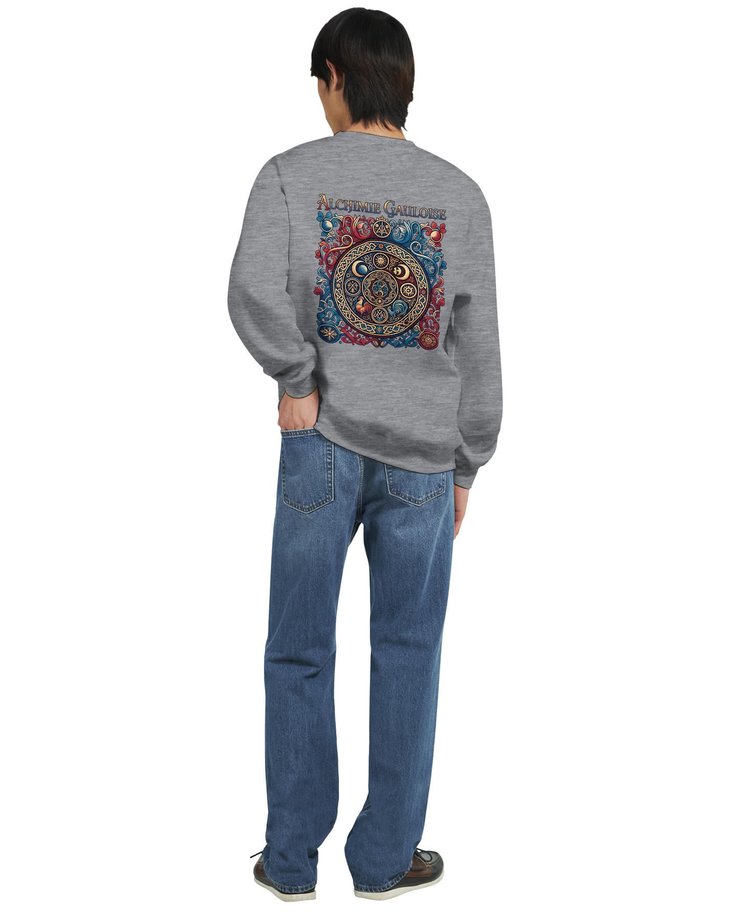 Herren-Sweatshirt "Gallische Alchemie" Klassisches Rundhals-Sweatshirt | Gildan® 18000