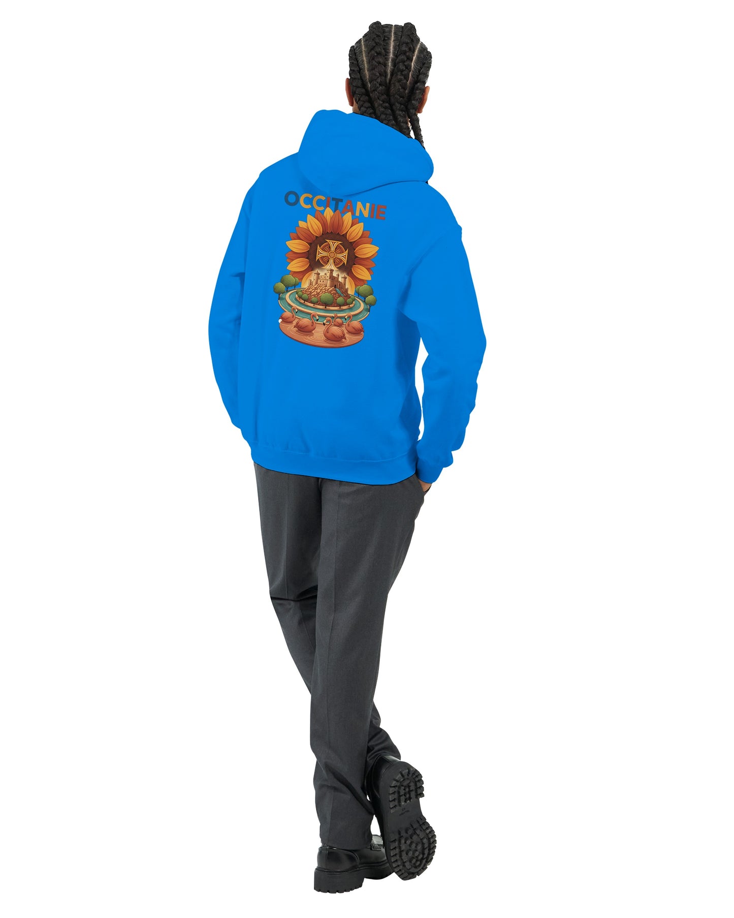 Klassischer Unisex-Kapuzenpullover Okzitanien | Gildan® 18500