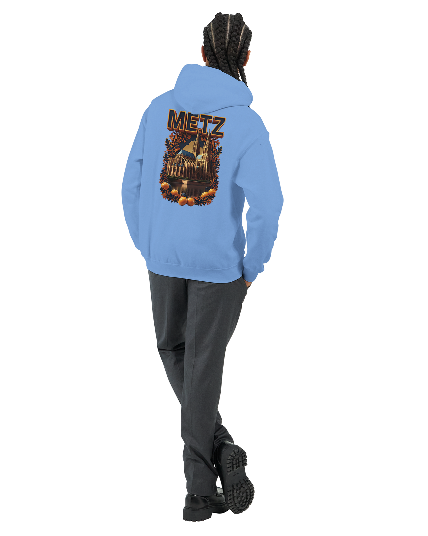 Unisex-Hoodie Metz Stadt Frankreich klassisch | Gildan® 18500