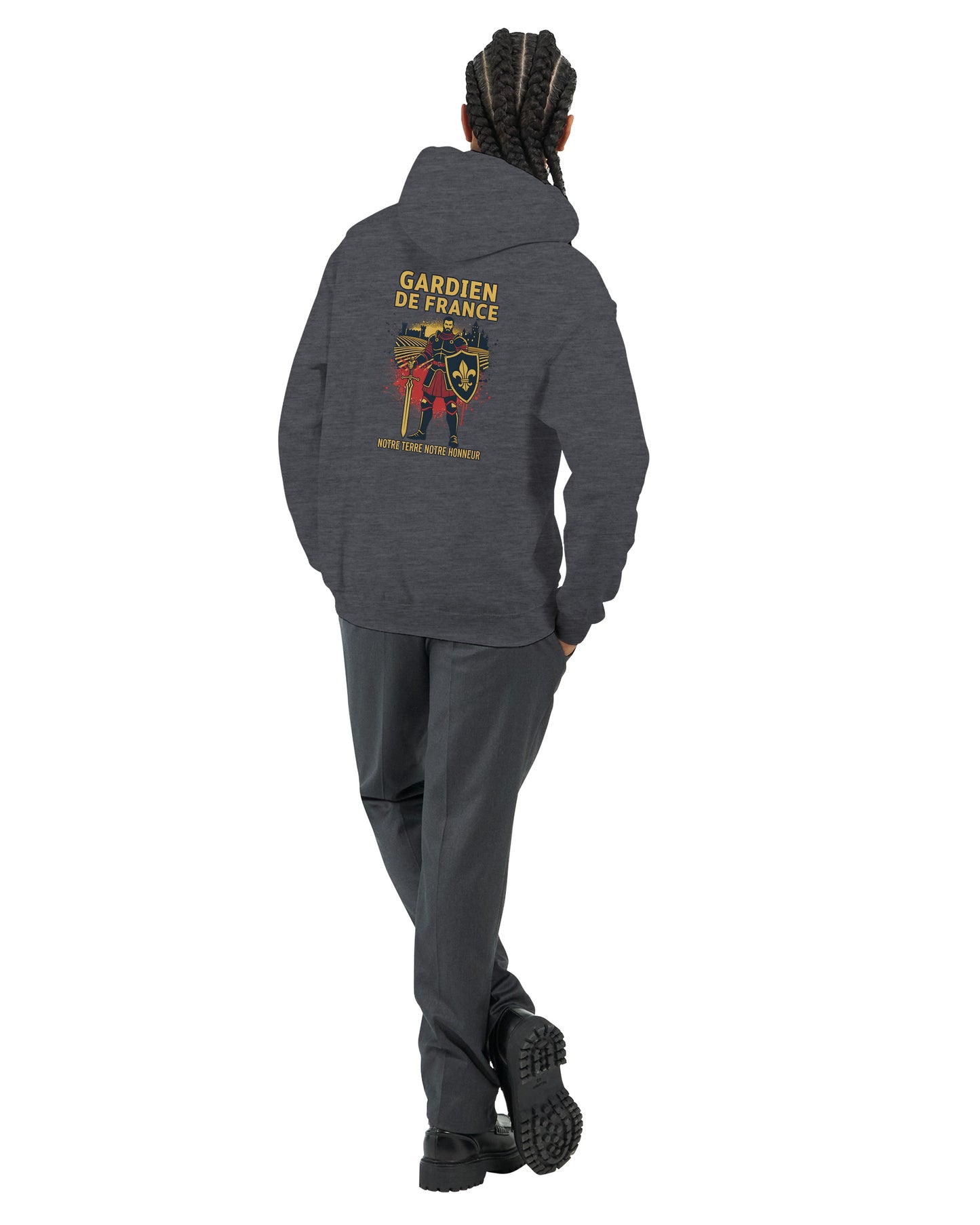 Klassischer Frankreich-Torwart-Hoodie für Herren | Gildan® 18500