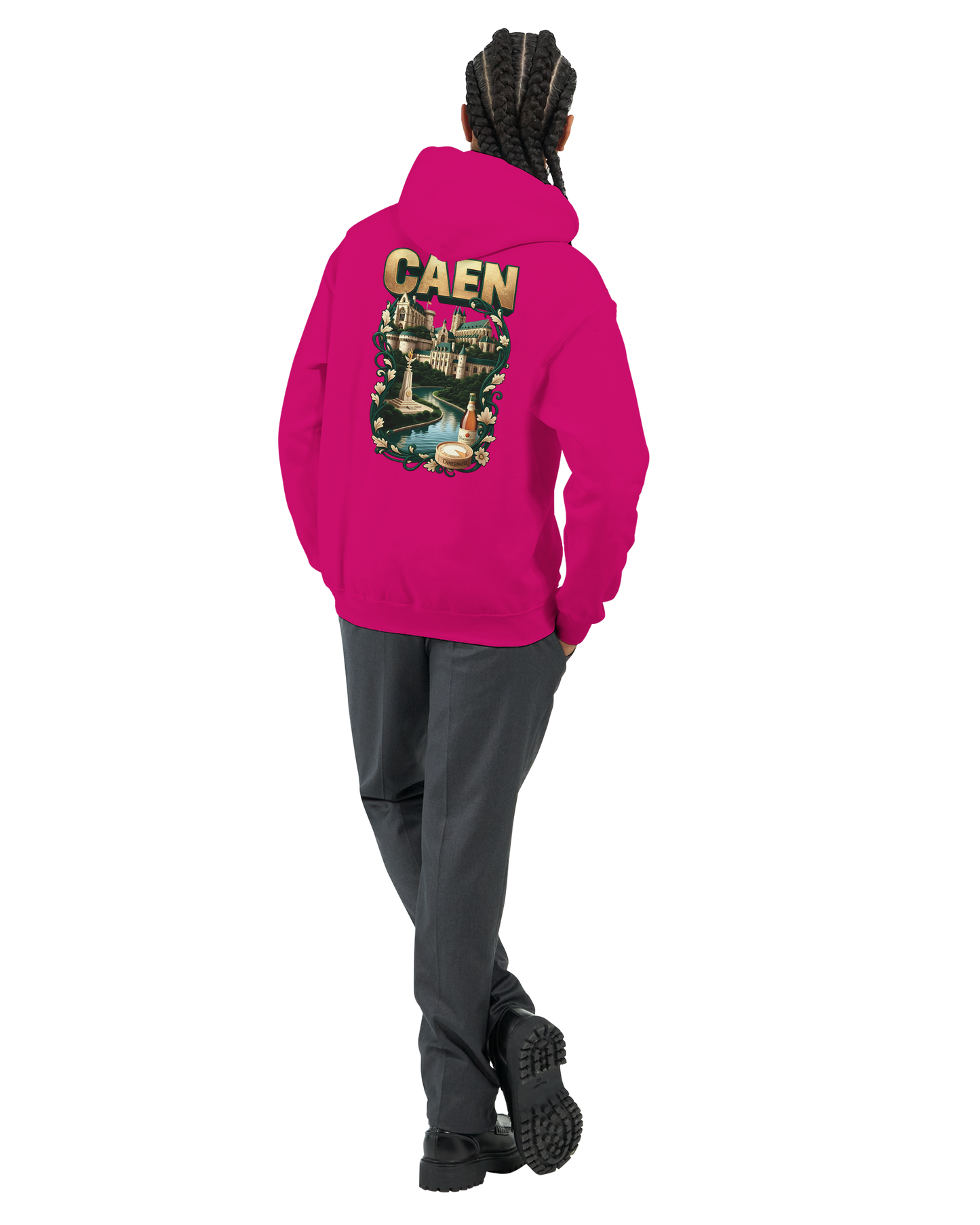 Kapuzenpullover "Caen, Stadt Frankreichs" Unisex Klassiker | Gildan® 18500
