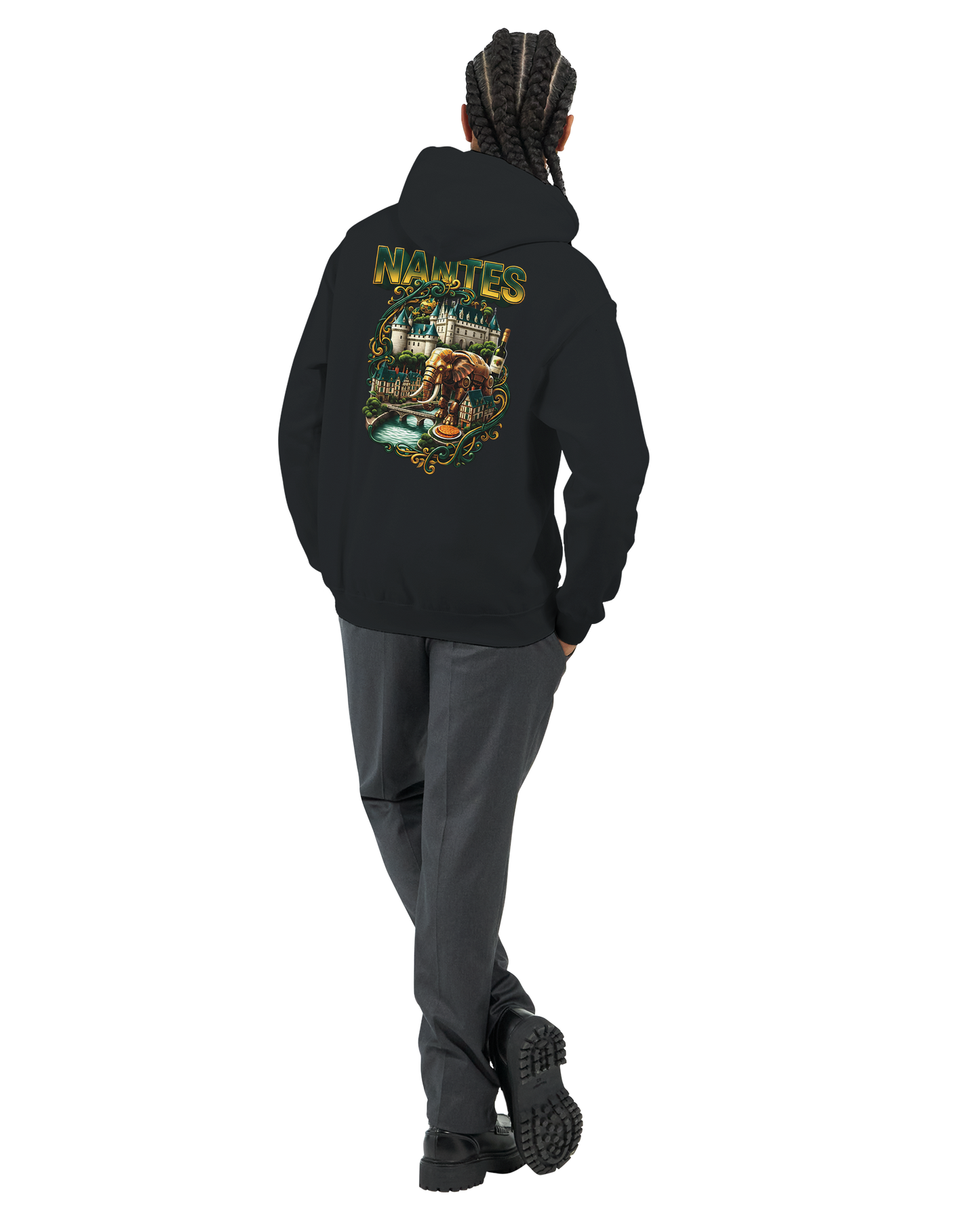 Unisex-Kapuzenpullover Nantes Stadt Frankreich klassisch | Gildan® 18500