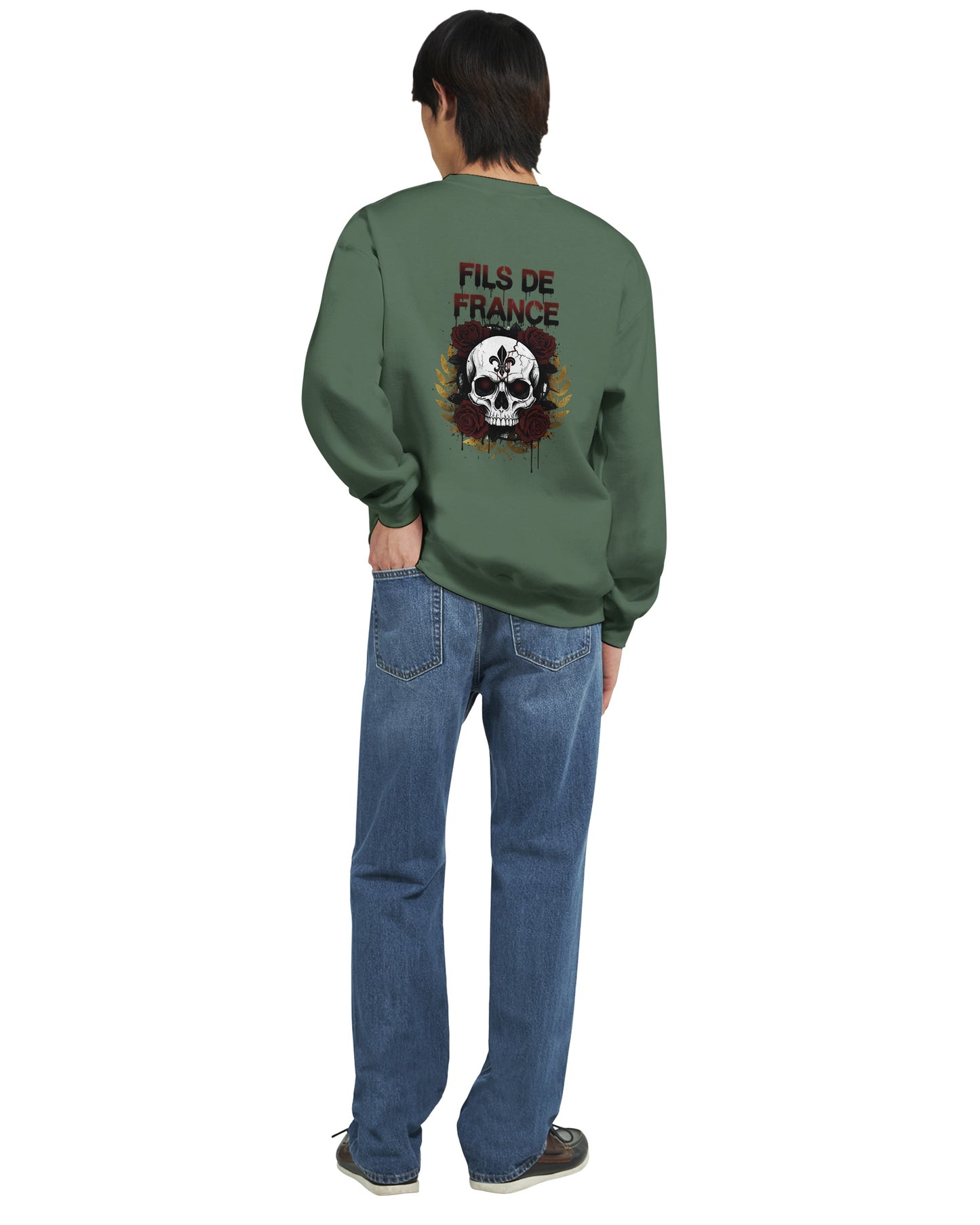 Sweatshirt Fils de France Herren French Style Klassisch Rundhals | Gildan® 18000