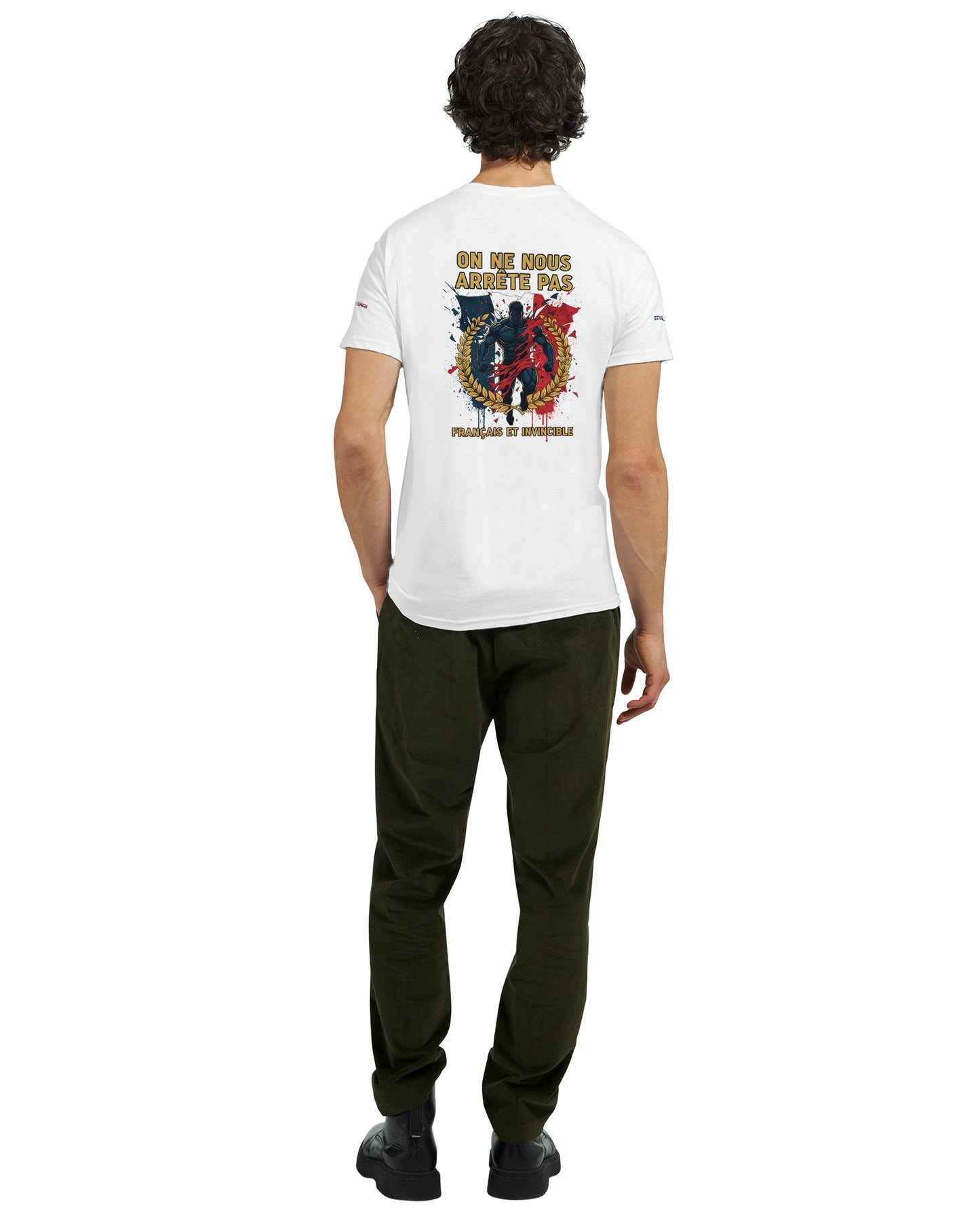 Men's "Can't Stop Us" French Style Heavyweight Crewneck T-shirt | Gildan® 5000