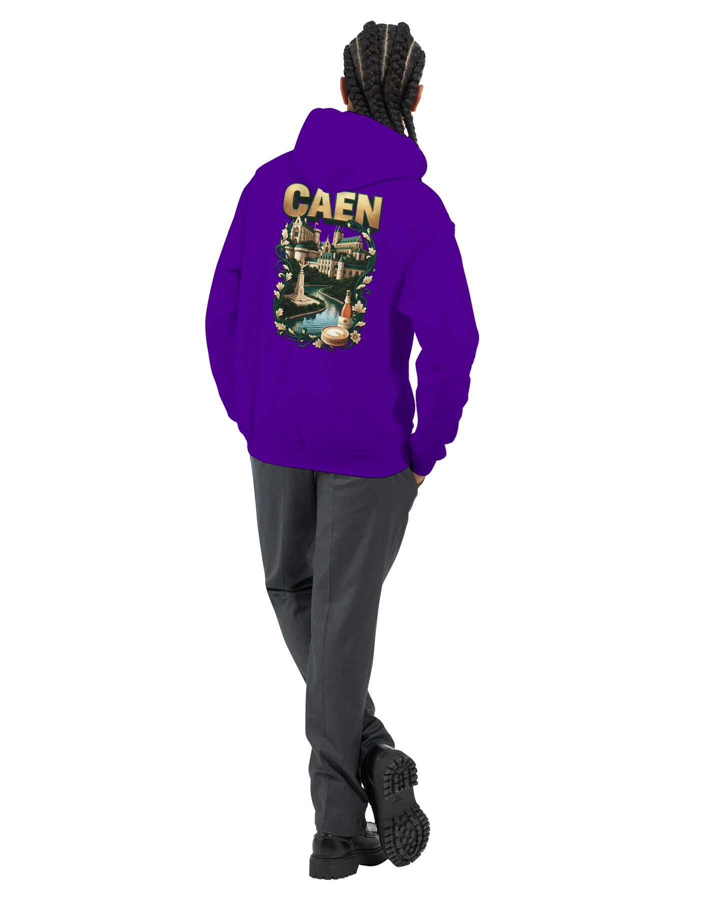 Kapuzenpullover "Caen, Stadt Frankreichs" Unisex Klassiker | Gildan® 18500