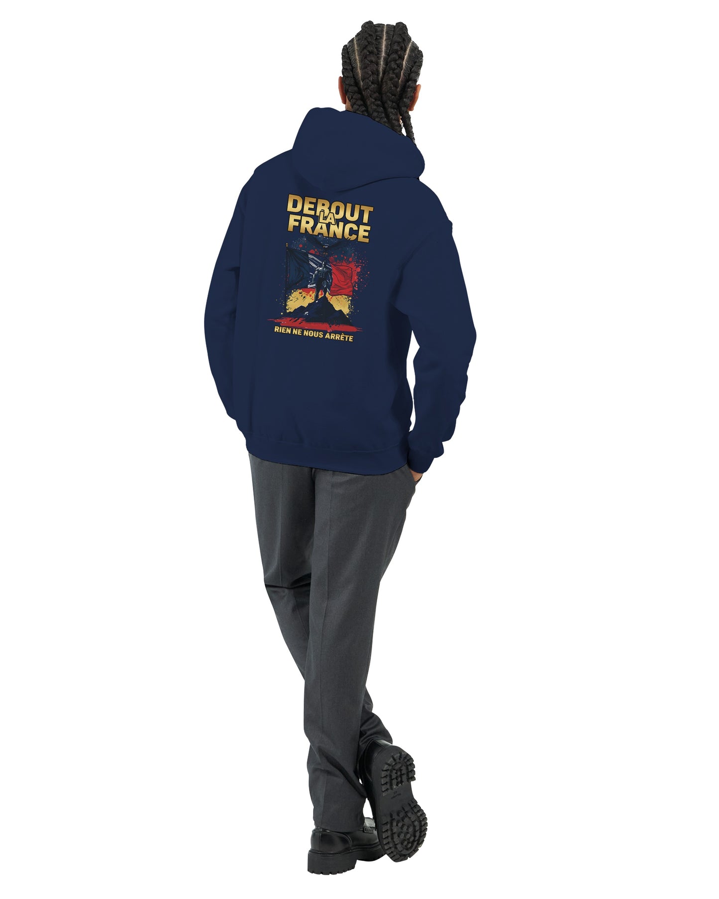 Steh auf, Frankreich, Kapuzenpullover klassisch | Gildan® 18500