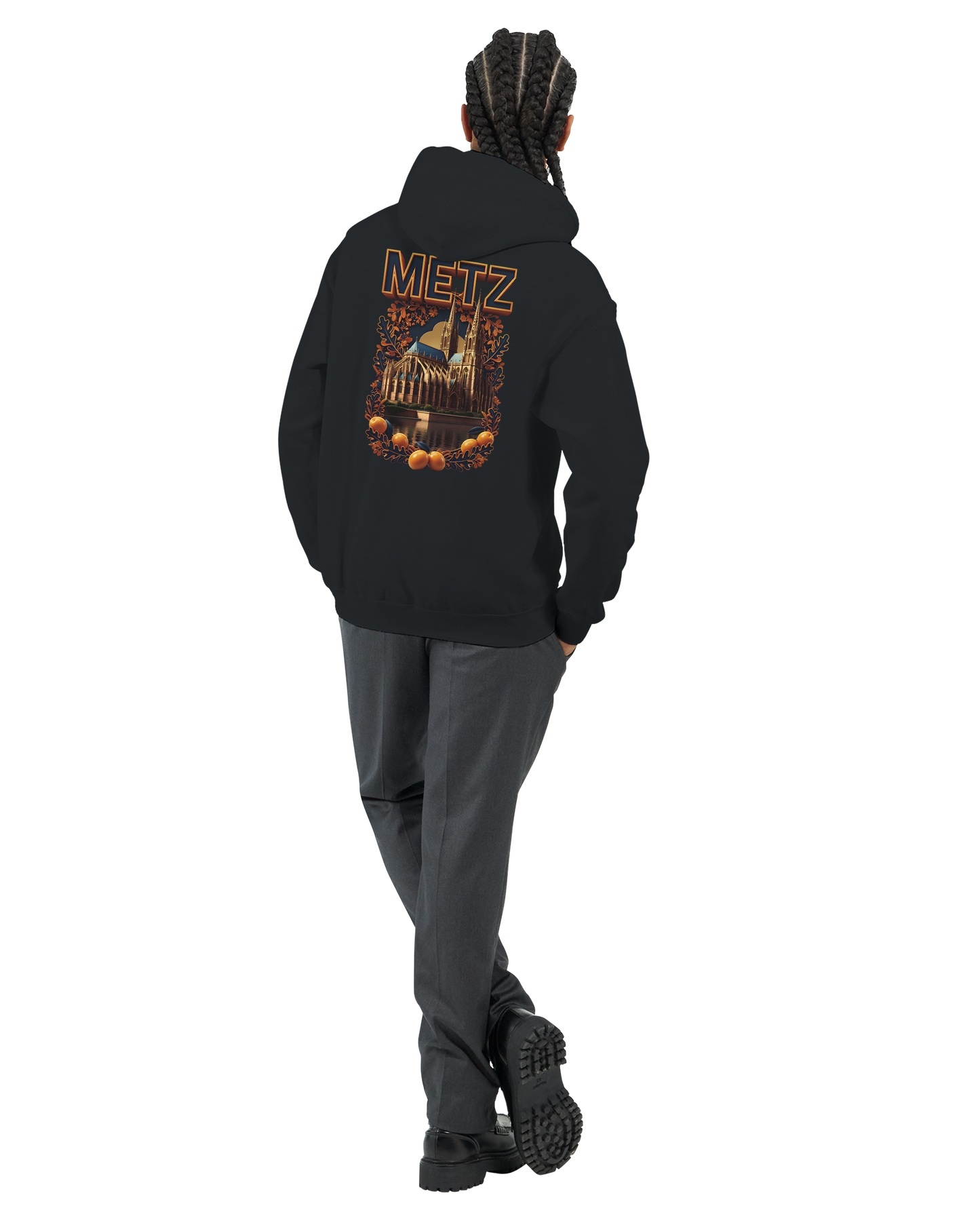 Unisex-Hoodie Metz Stadt Frankreich klassisch | Gildan® 18500