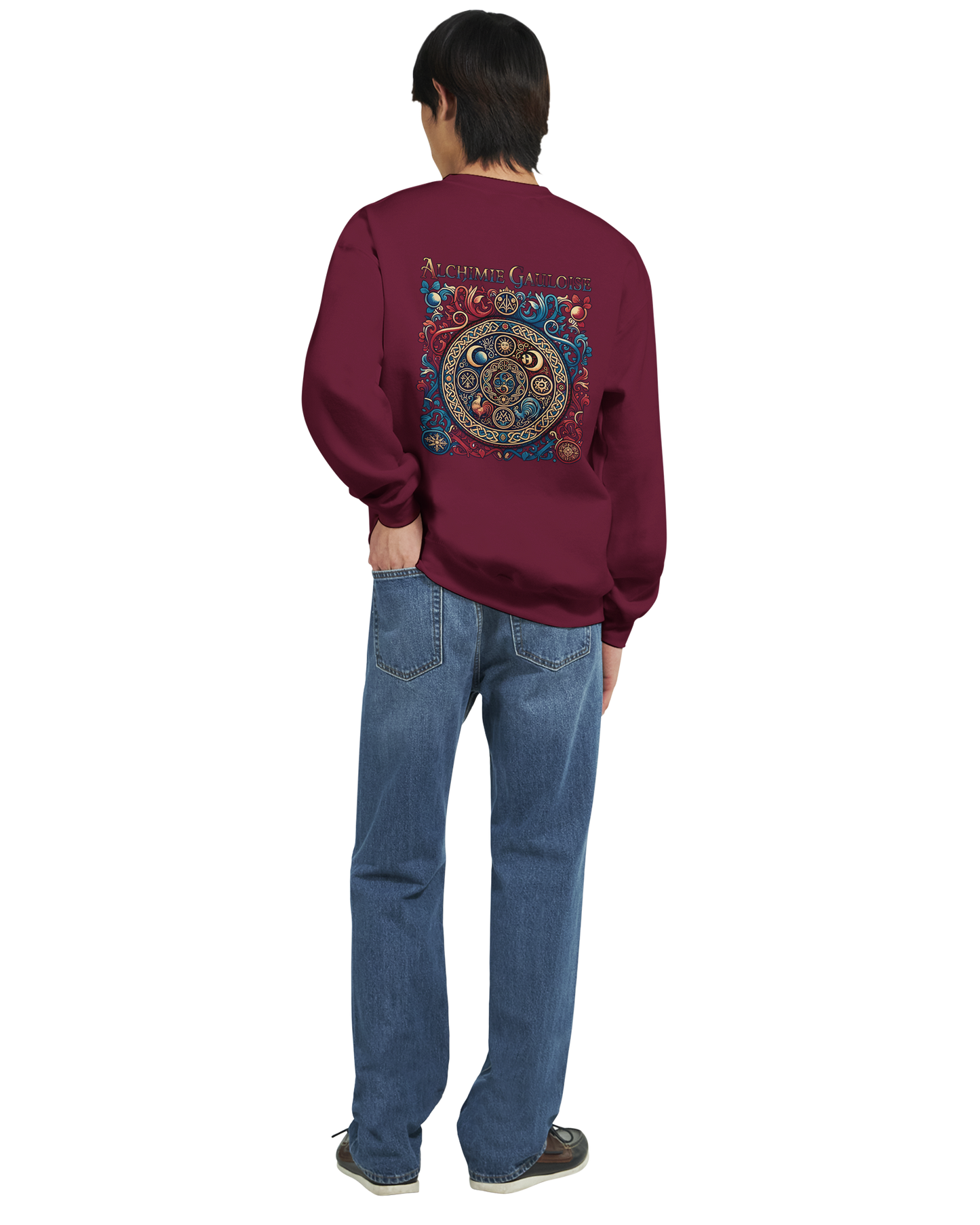 Herren-Sweatshirt "Gallische Alchemie" Klassisches Rundhals-Sweatshirt | Gildan® 18000