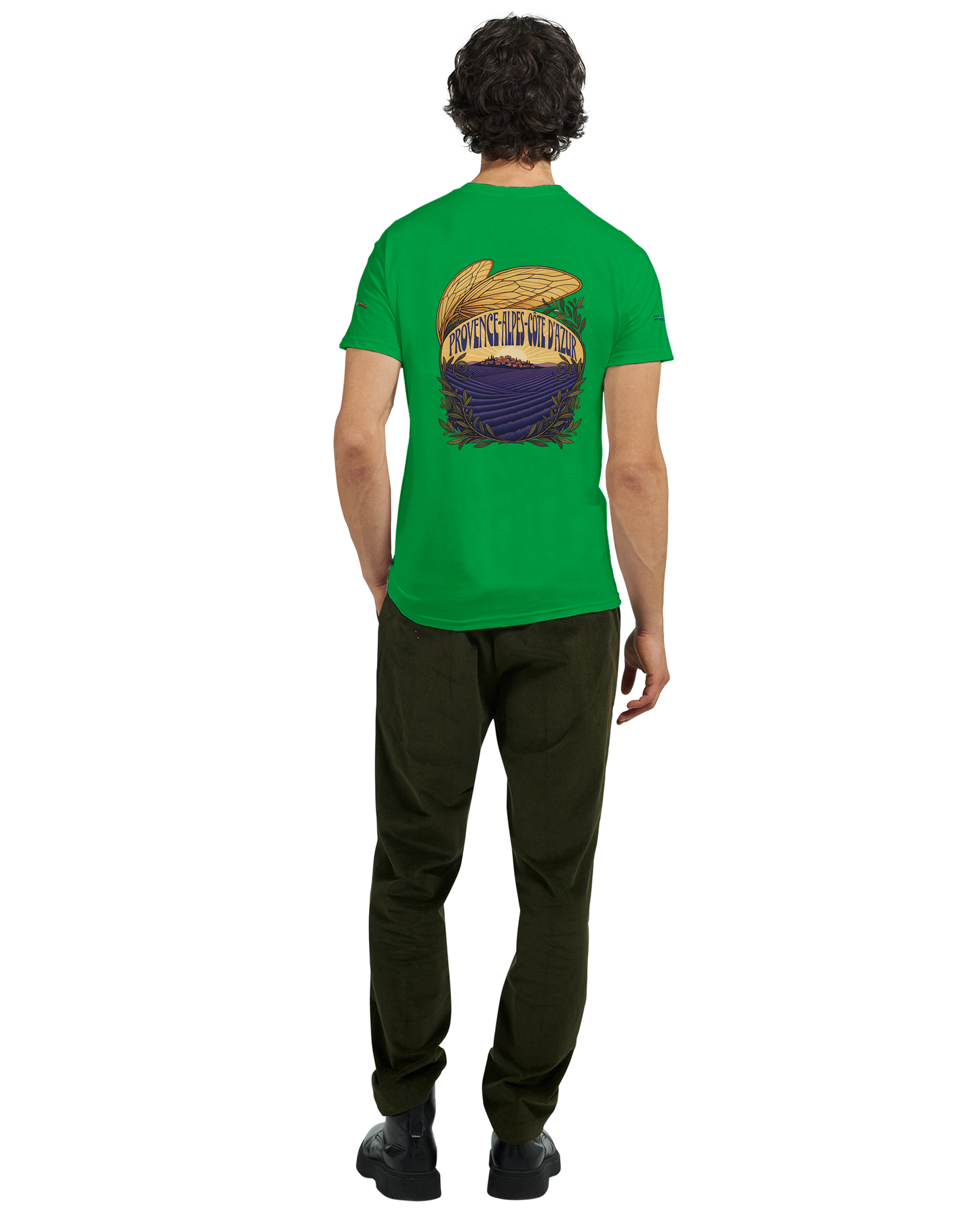 Unisex T-Shirt Provence-Alpes-Côte d'Azur, schwerer Rundhalsausschnitt | Gildan® 5000