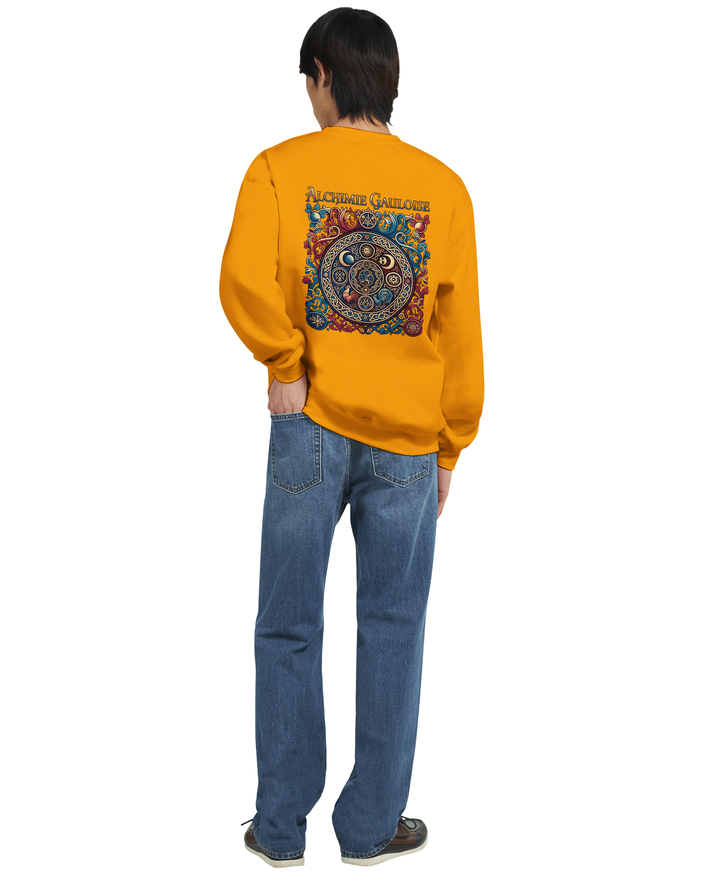 Herren-Sweatshirt "Gallische Alchemie" Klassisches Rundhals-Sweatshirt | Gildan® 18000