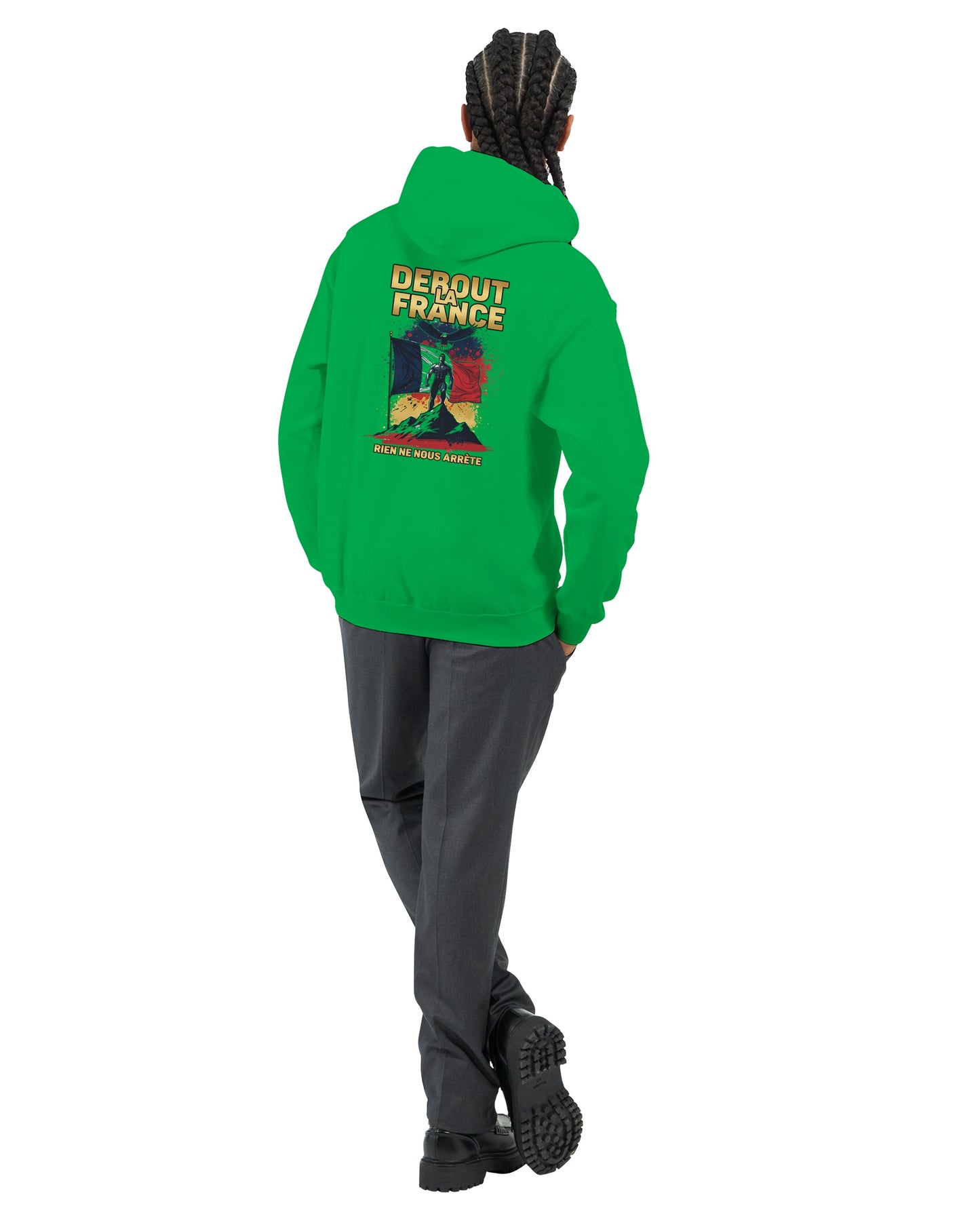 Steh auf, Frankreich, Kapuzenpullover klassisch | Gildan® 18500