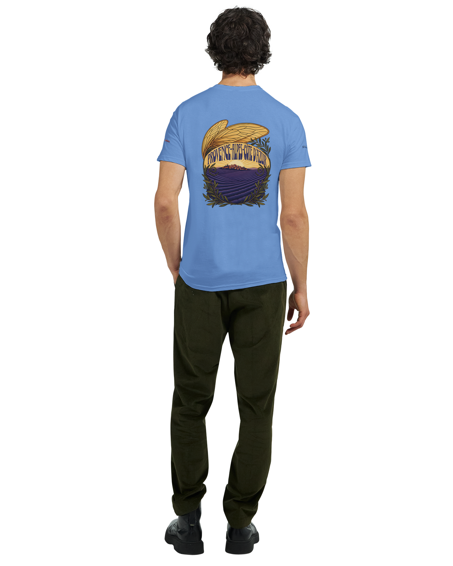 Unisex T-Shirt Provence-Alpes-Côte d'Azur, schwerer Rundhalsausschnitt | Gildan® 5000