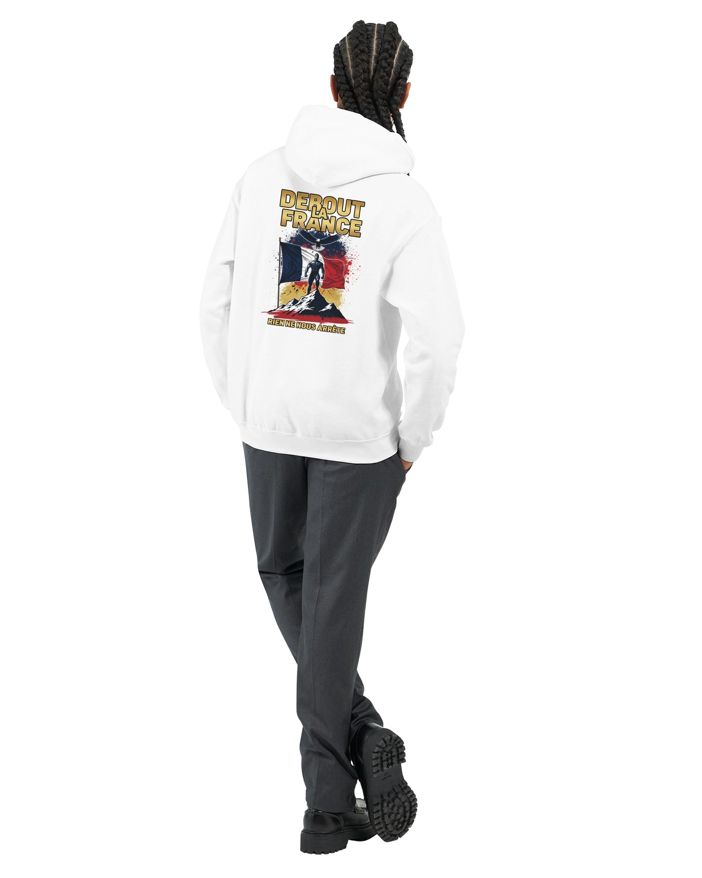 Steh auf, Frankreich, Kapuzenpullover klassisch | Gildan® 18500
