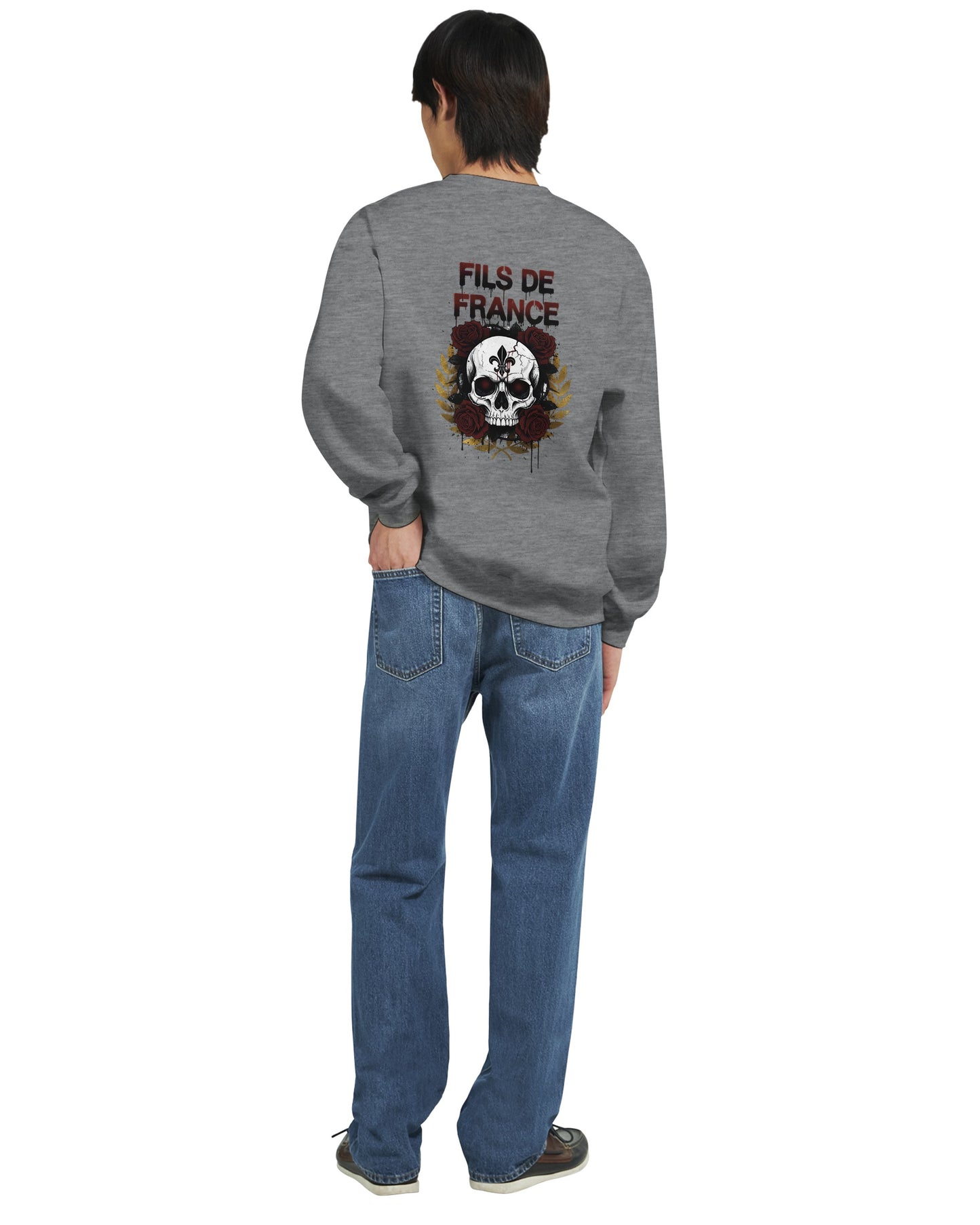Sweatshirt Fils de France Herren French Style Klassisch Rundhals | Gildan® 18000