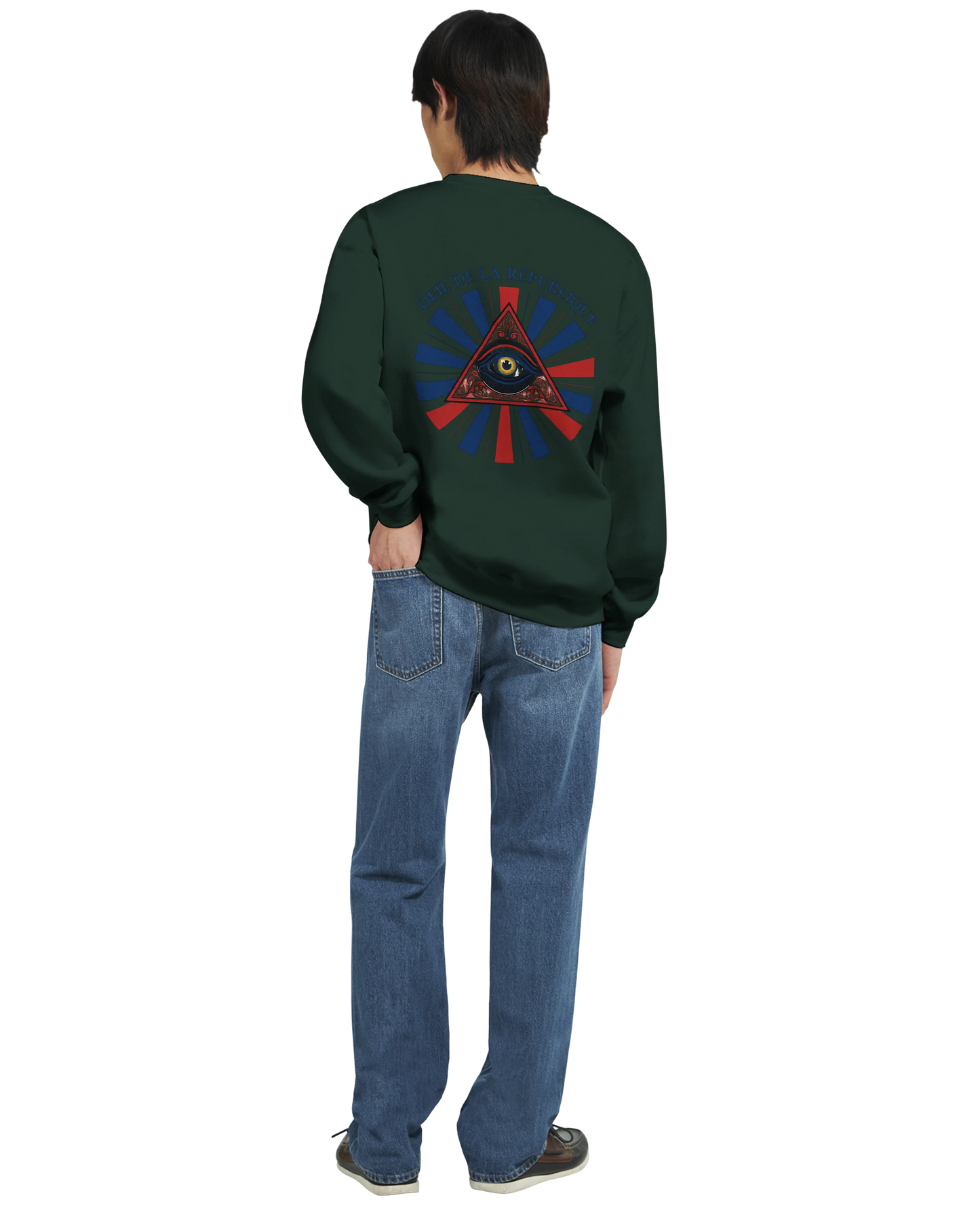 Men's Eye of the Republic Classic Crewneck Sweatshirt | Gildan® 18000