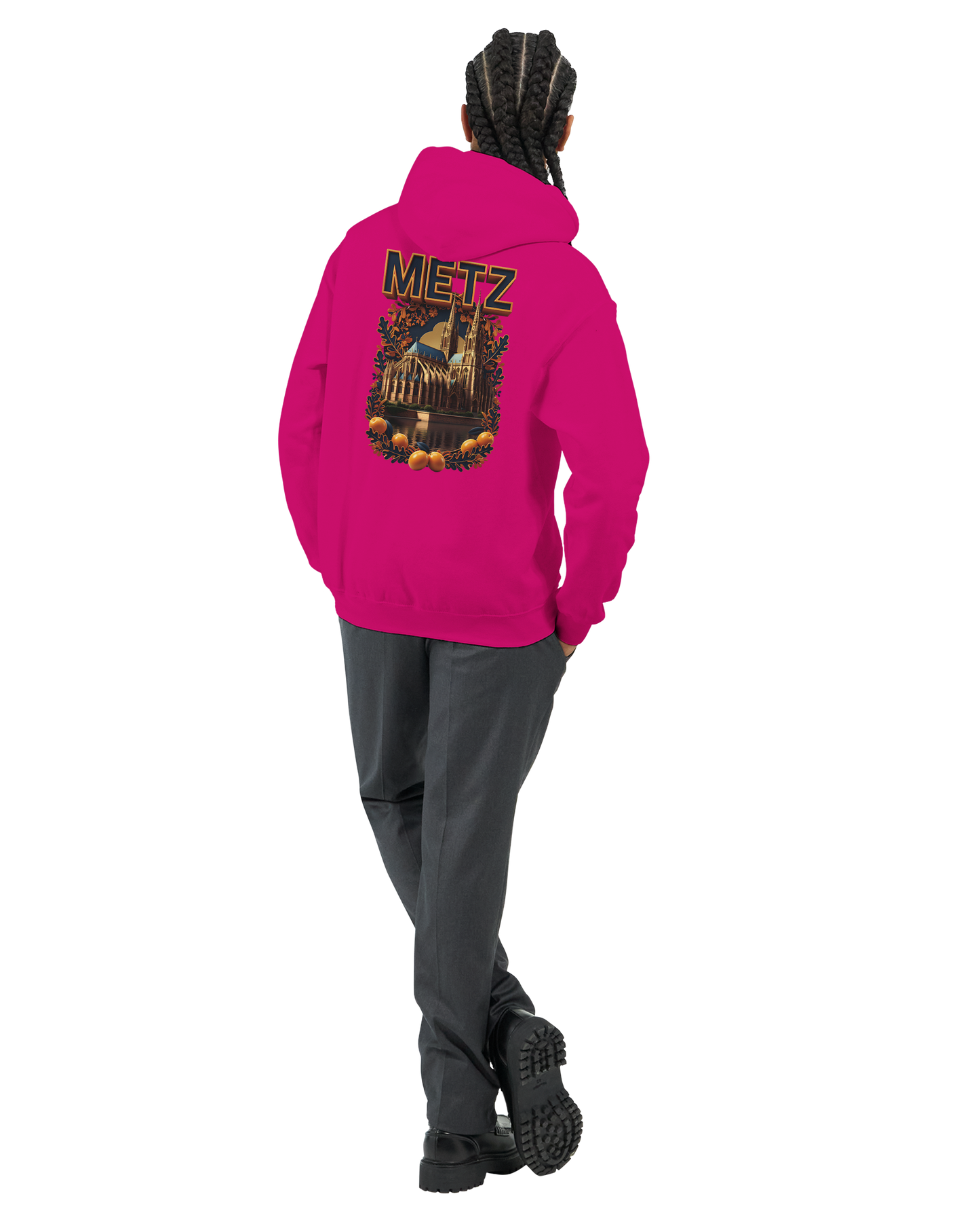 Unisex-Hoodie Metz Stadt Frankreich klassisch | Gildan® 18500