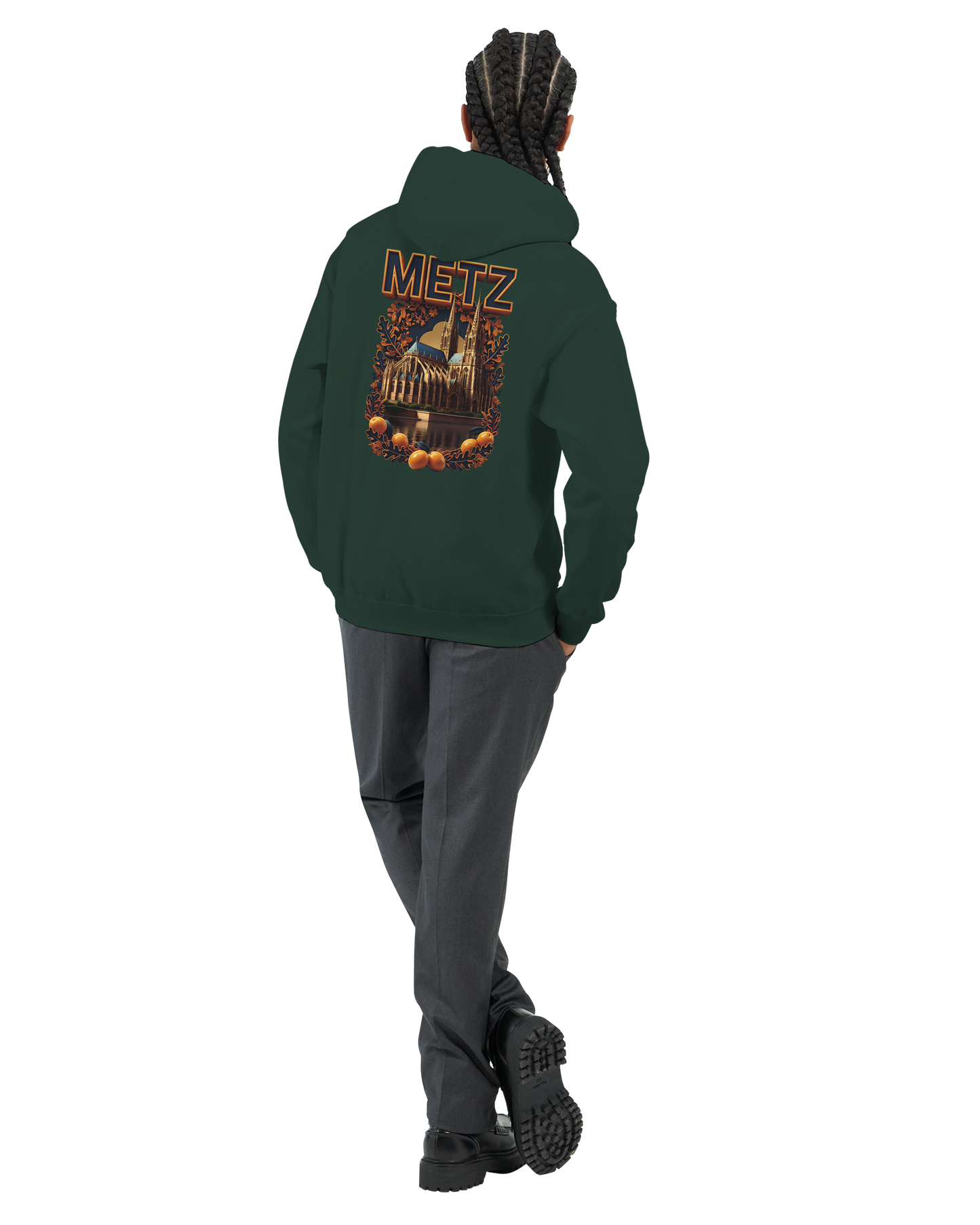 Unisex-Hoodie Metz Stadt Frankreich klassisch | Gildan® 18500