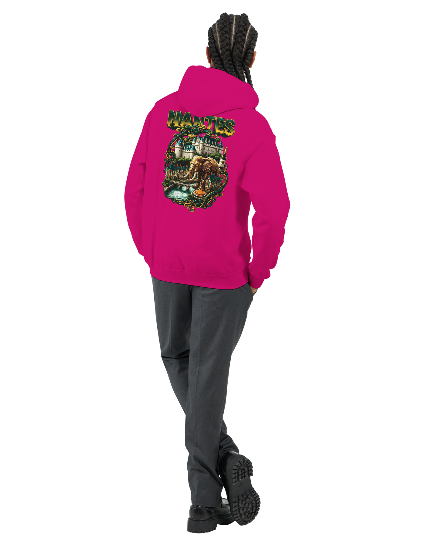 Unisex-Kapuzenpullover Nantes Stadt Frankreich klassisch | Gildan® 18500