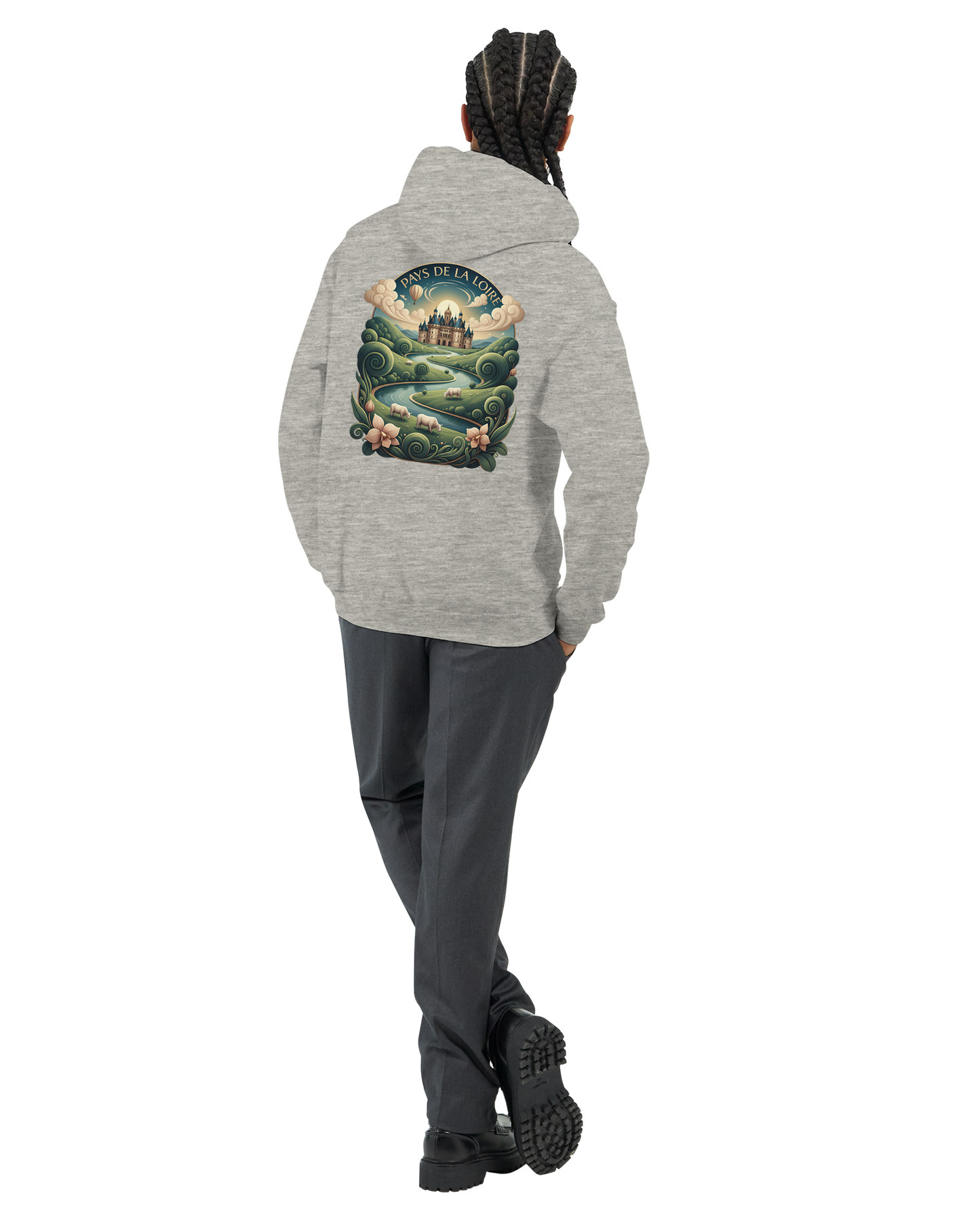 Klassischer Unisex-Kapuzenpullover Pays de la Loire | Gildan® 18500