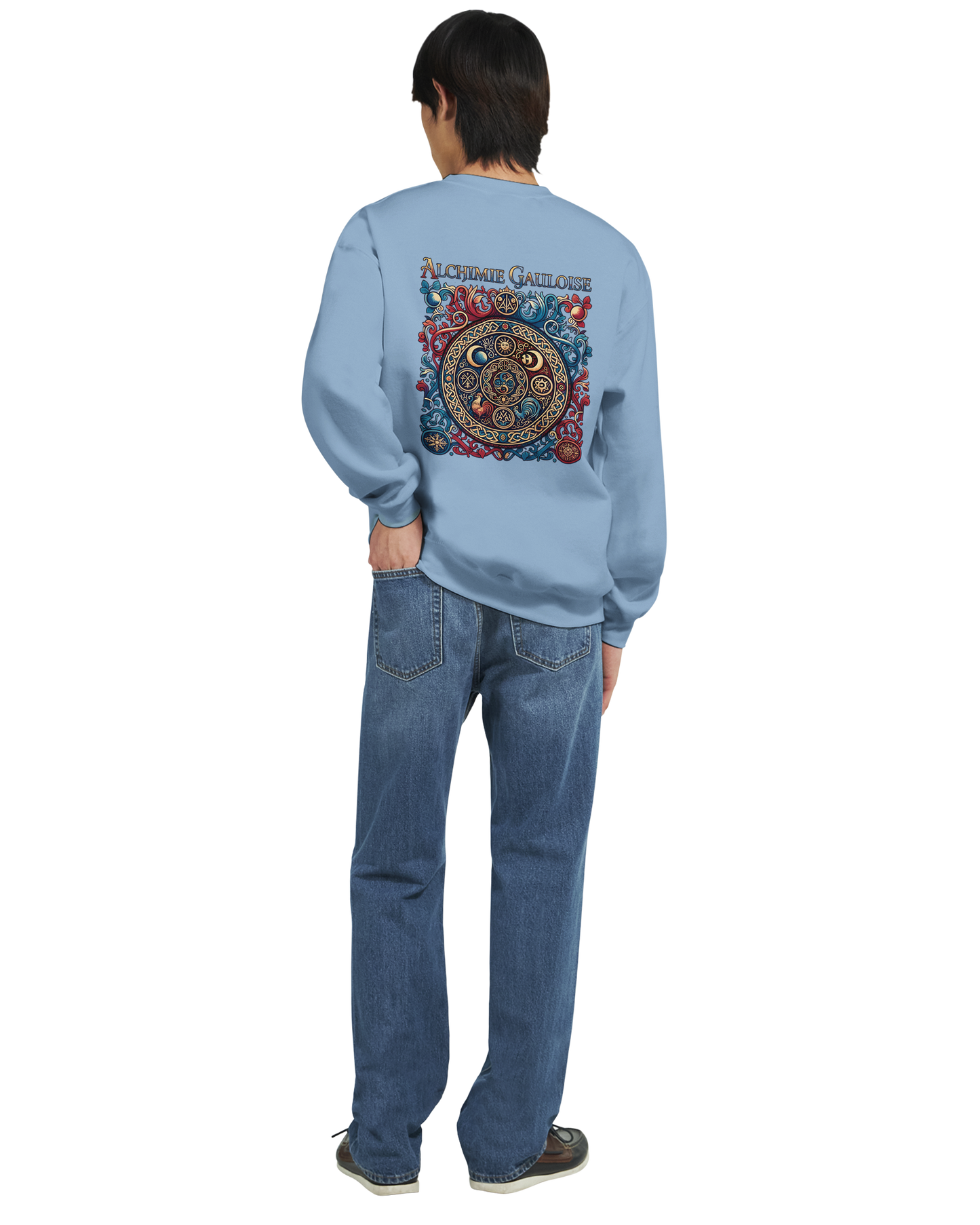 Herren-Sweatshirt "Gallische Alchemie" Klassisches Rundhals-Sweatshirt | Gildan® 18000