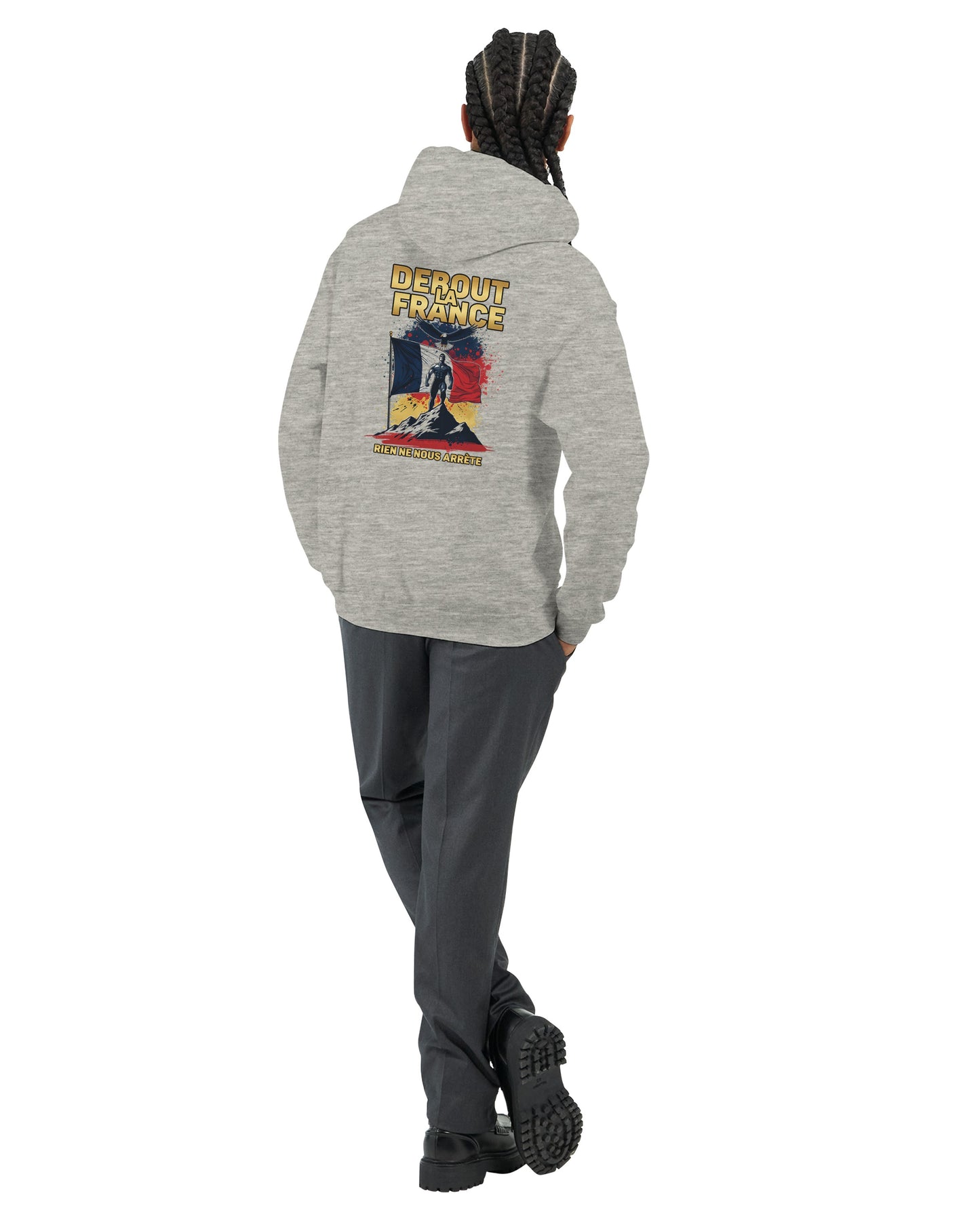 Steh auf, Frankreich, Kapuzenpullover klassisch | Gildan® 18500