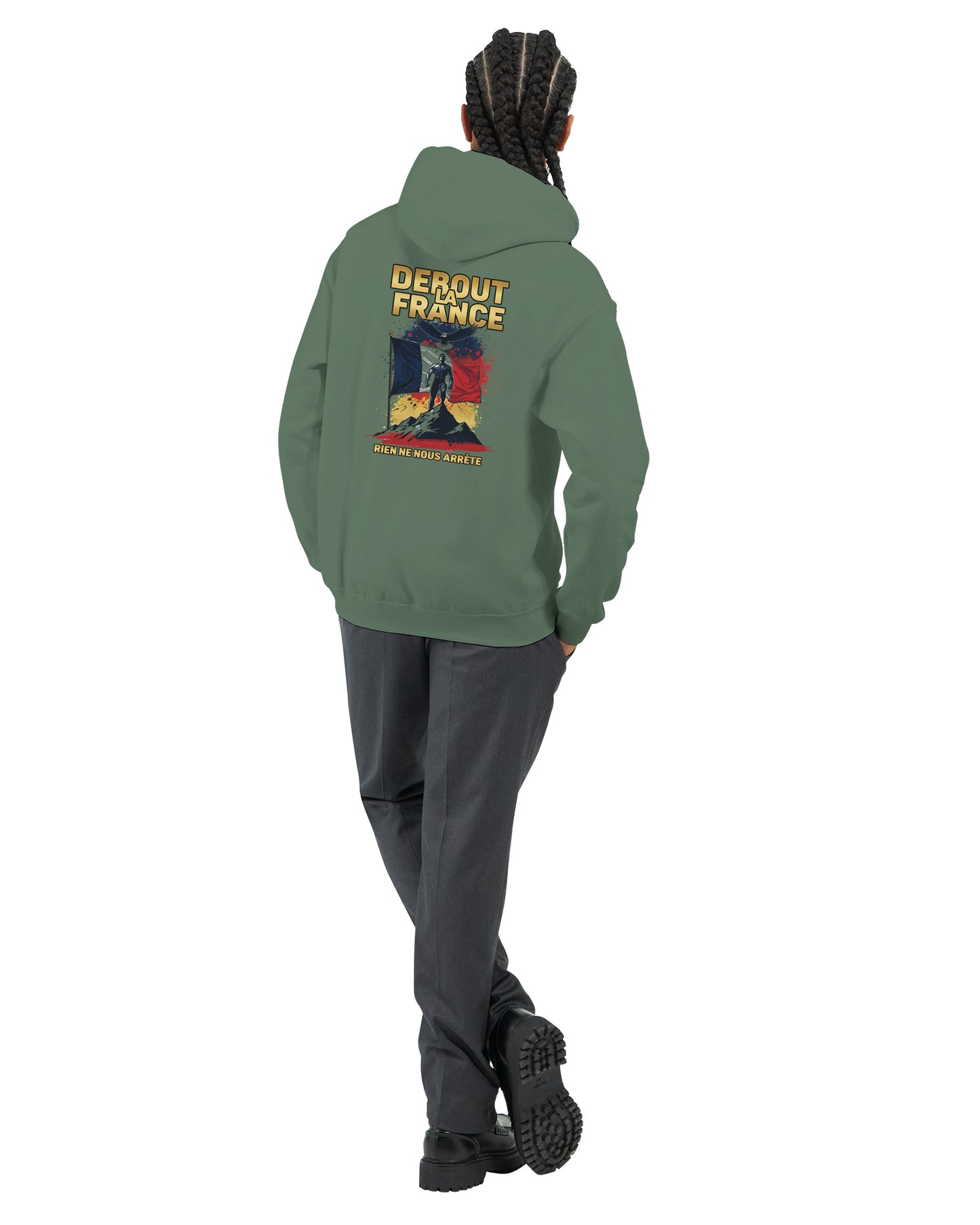 Steh auf, Frankreich, Kapuzenpullover klassisch | Gildan® 18500