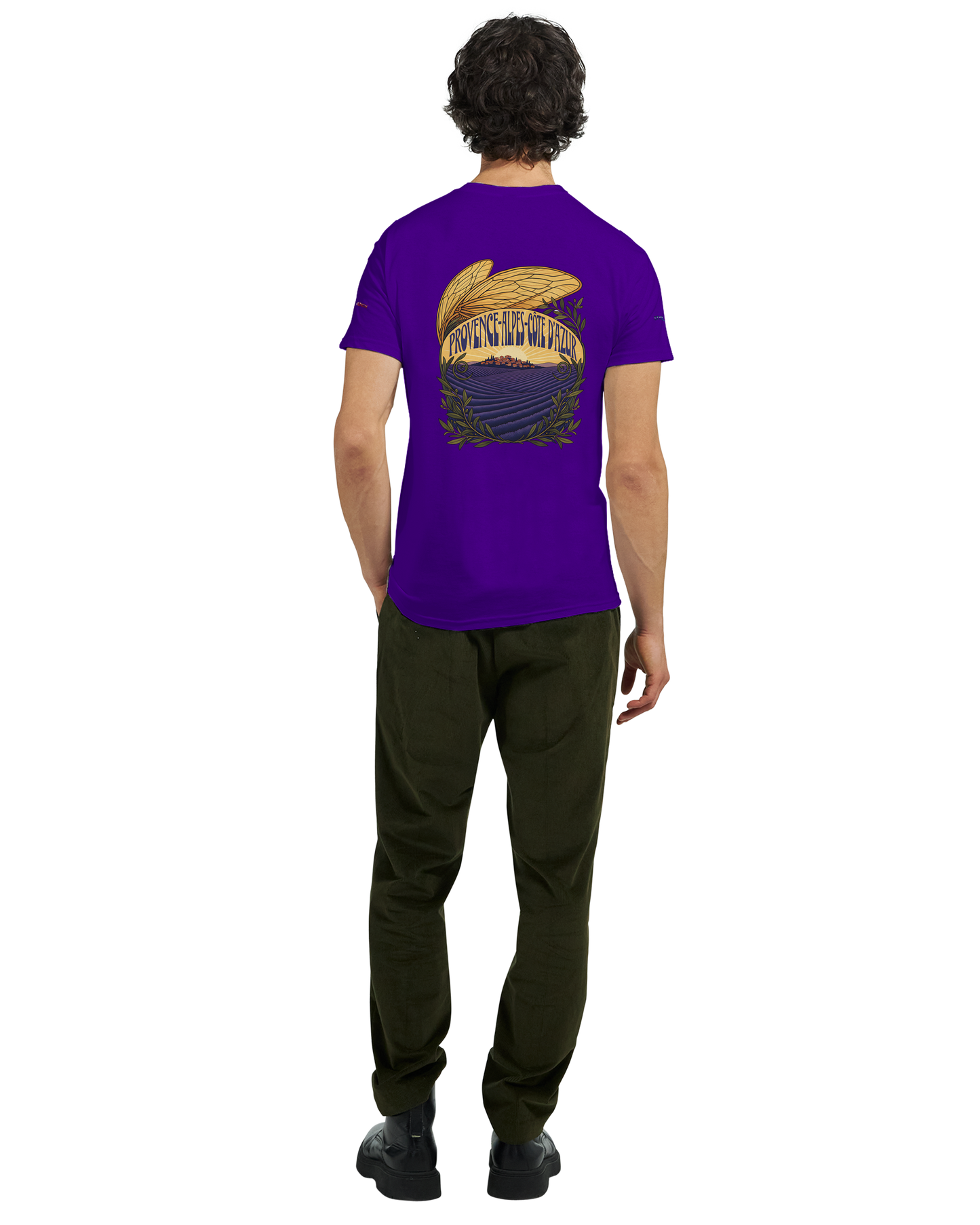 Unisex T-Shirt Provence-Alpes-Côte d'Azur, schwerer Rundhalsausschnitt | Gildan® 5000