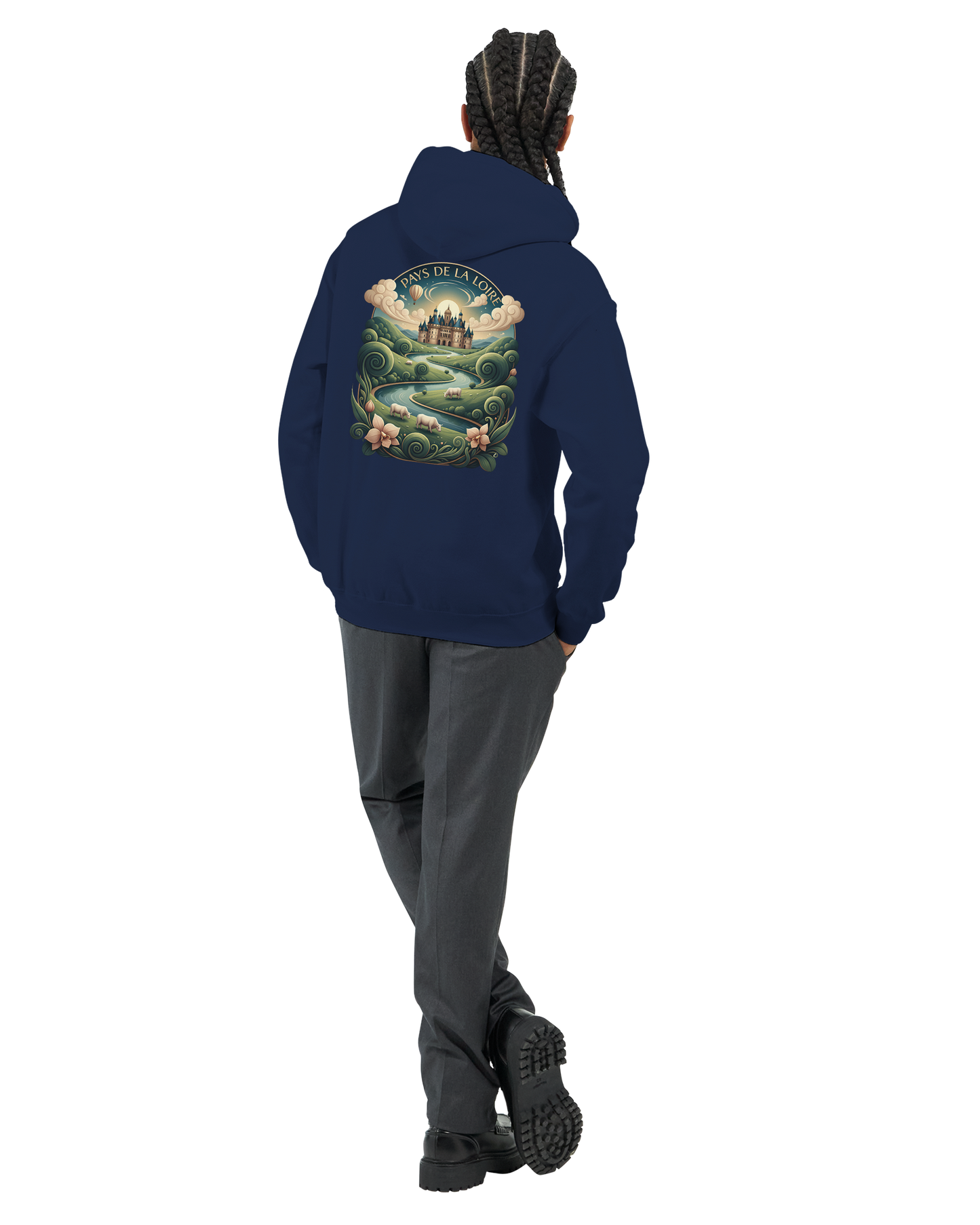 Klassischer Unisex-Kapuzenpullover Pays de la Loire | Gildan® 18500