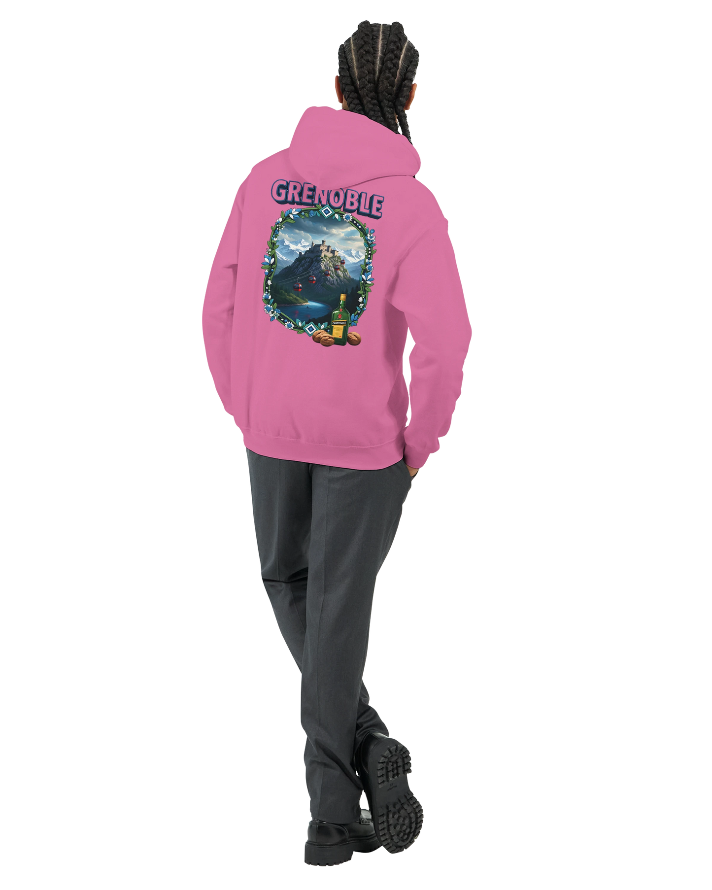 Kapuzenpullover Grenoble Stadt in Frankreich Unisex Classic | Gildan® 18500